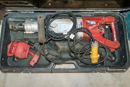 Milwaukee K900K 110v heavy breaker c/w carry case 05262201 ** Handle dismantled **