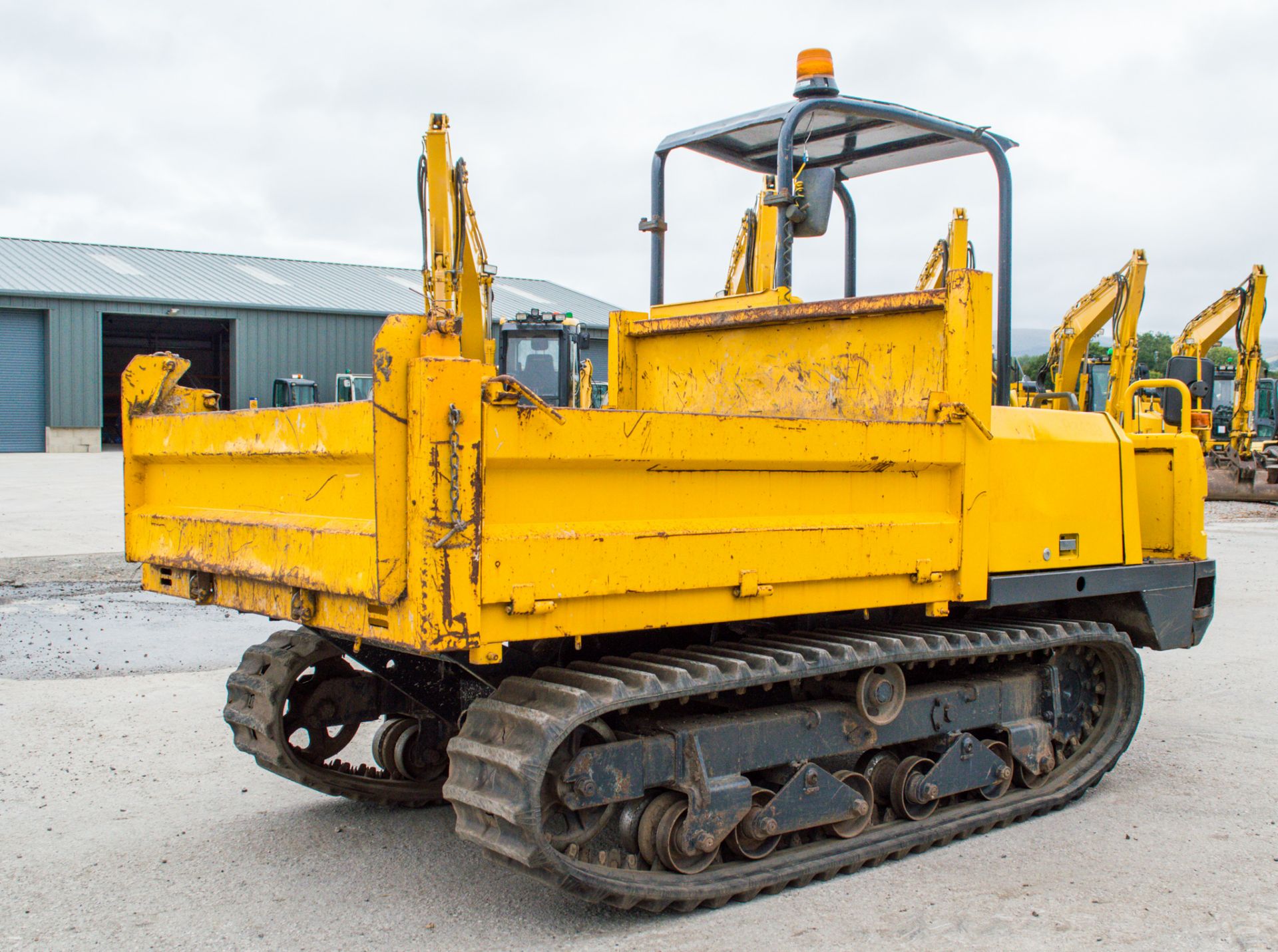 Yanmar C30R 3 tonne straight skip dumper rubber tracked dumper Recorded Hours: Not displayed ( clock