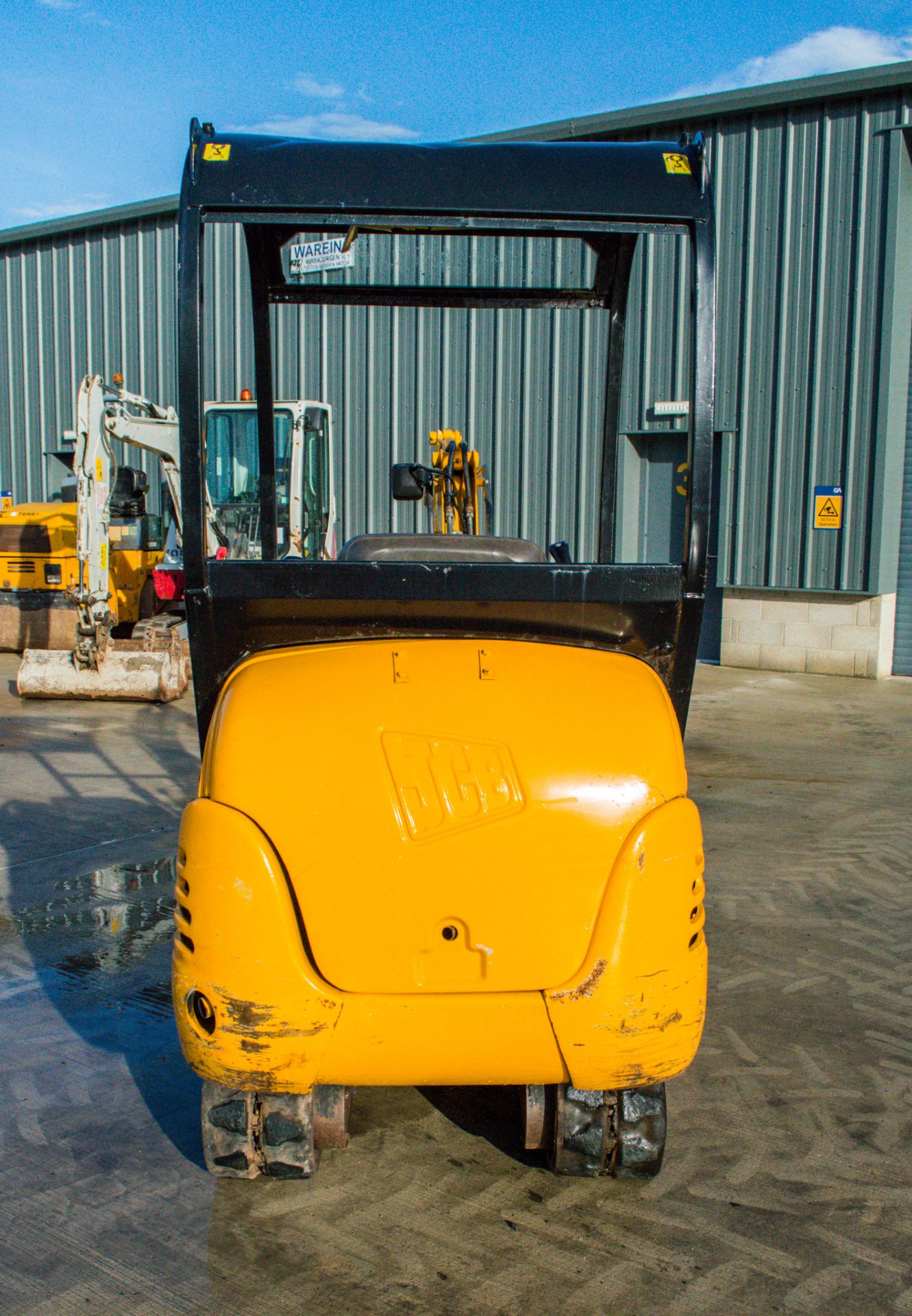 JCB 801.6 1.5 tonne rubber tracked mini excavator S/N: 7491 Recorded Hours: Not displayed (Clock - Image 6 of 17