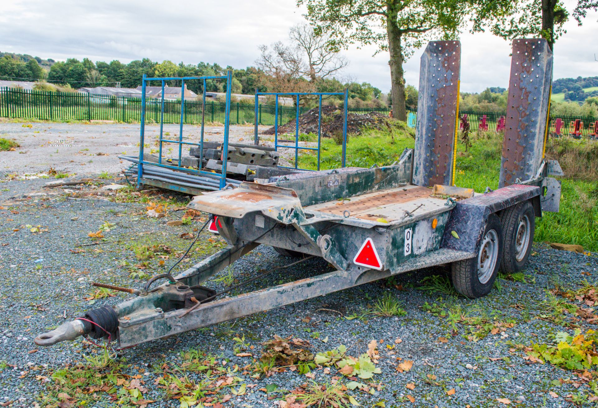 Ifor WIlliams GH 94 tandem axle plant trailer  CPHTA569