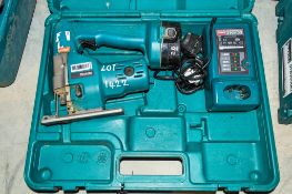 Makita 4333D 14v cordless jigsaw c/w charger, battery & carry case 02770098