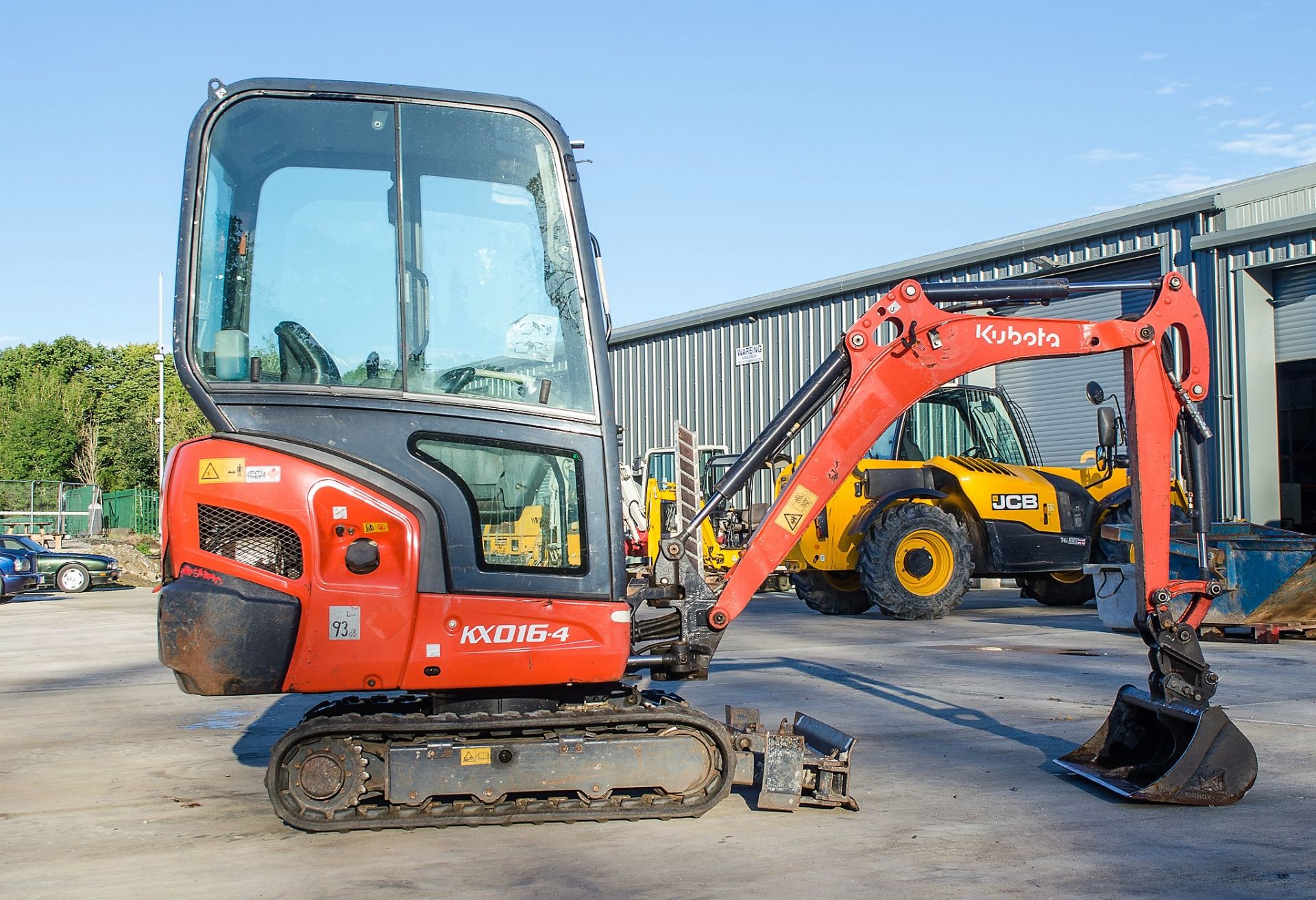 Kubota KX016-4 1.5 tonne rubber tracked mini excavator Year: 2015 S/N: 59296 Recorded Hours: 1652 - Image 7 of 20