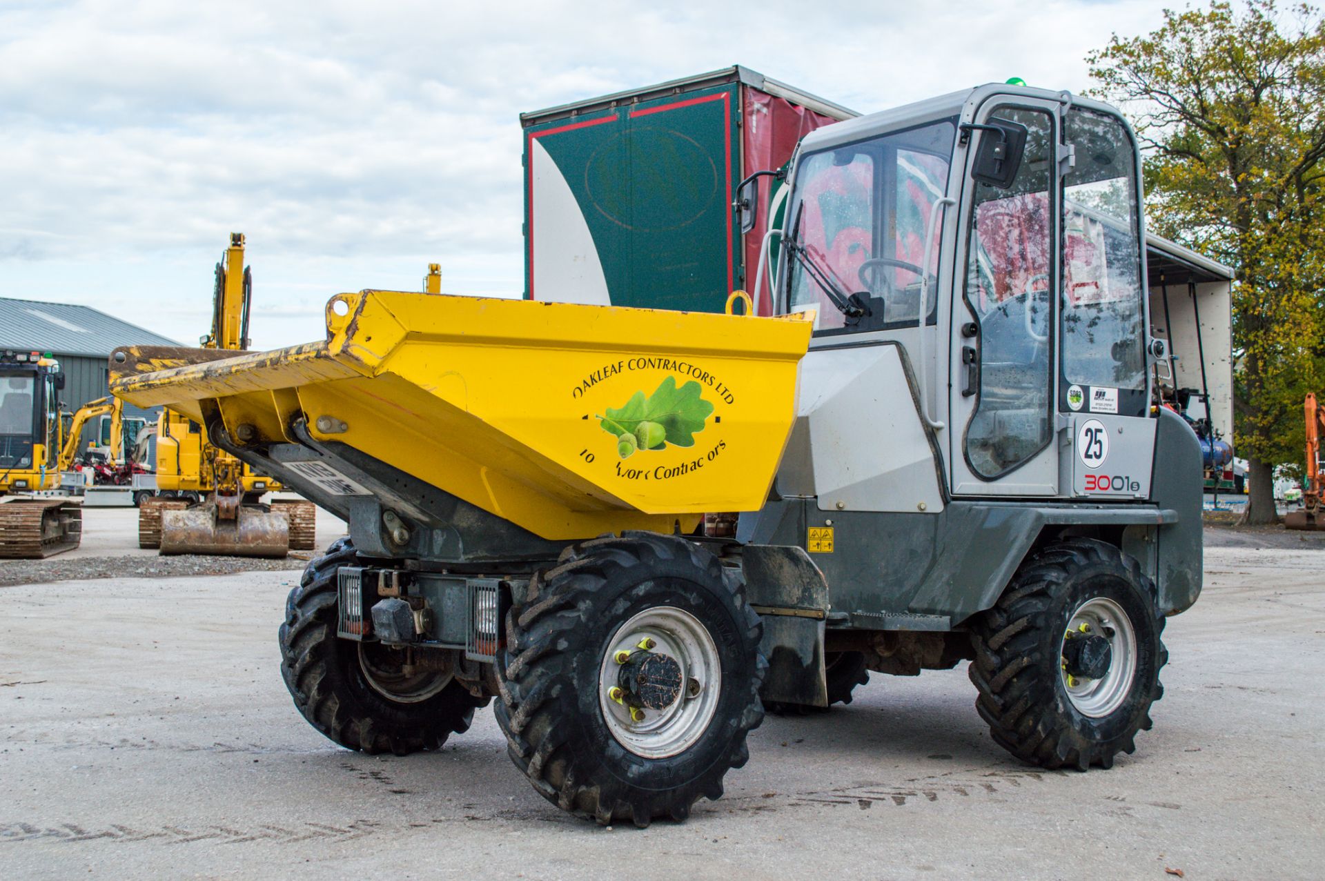 Wacker Neuson 3001 3 tonne cabbed swivel skip dumper Year: 2019 S/N: 02573 Recorded Hours: 794