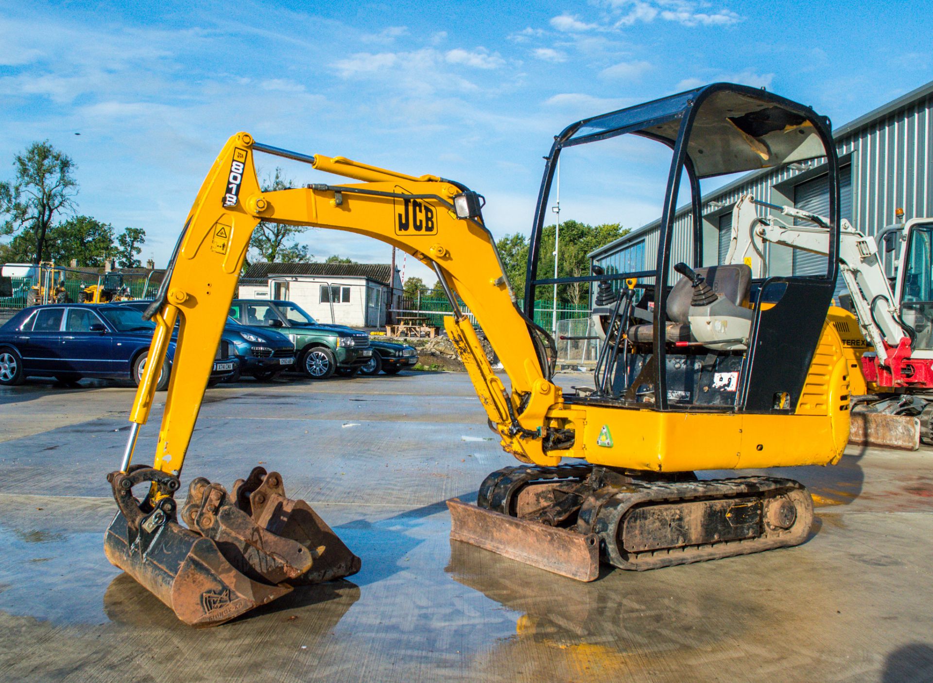 JCB 801.6 1.5 tonne rubber tracked mini excavator S/N: 7491 Recorded Hours: Not displayed (Clock