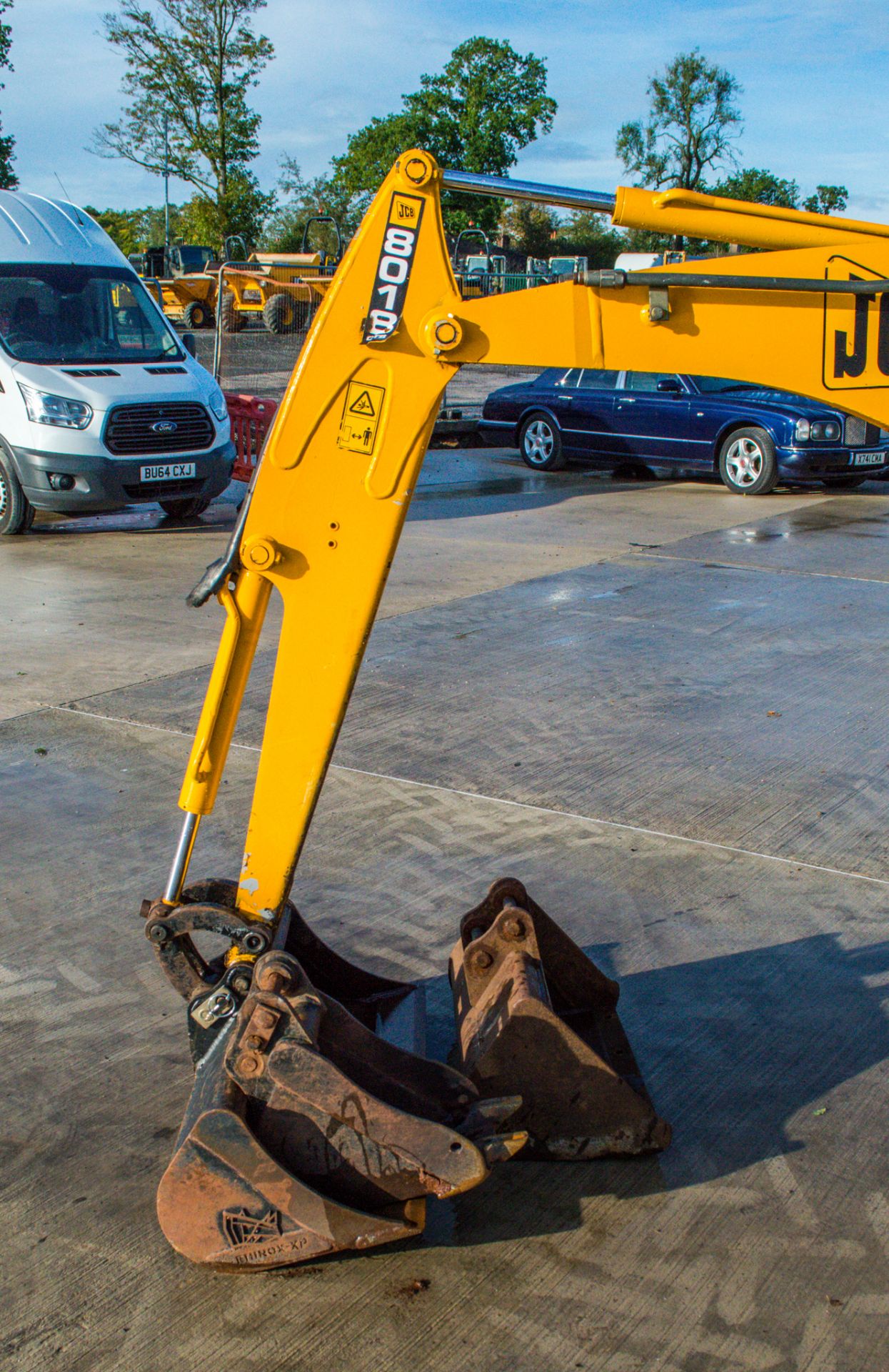 JCB 801.6 1.5 tonne rubber tracked mini excavator S/N: 7491 Recorded Hours: Not displayed (Clock - Image 12 of 17