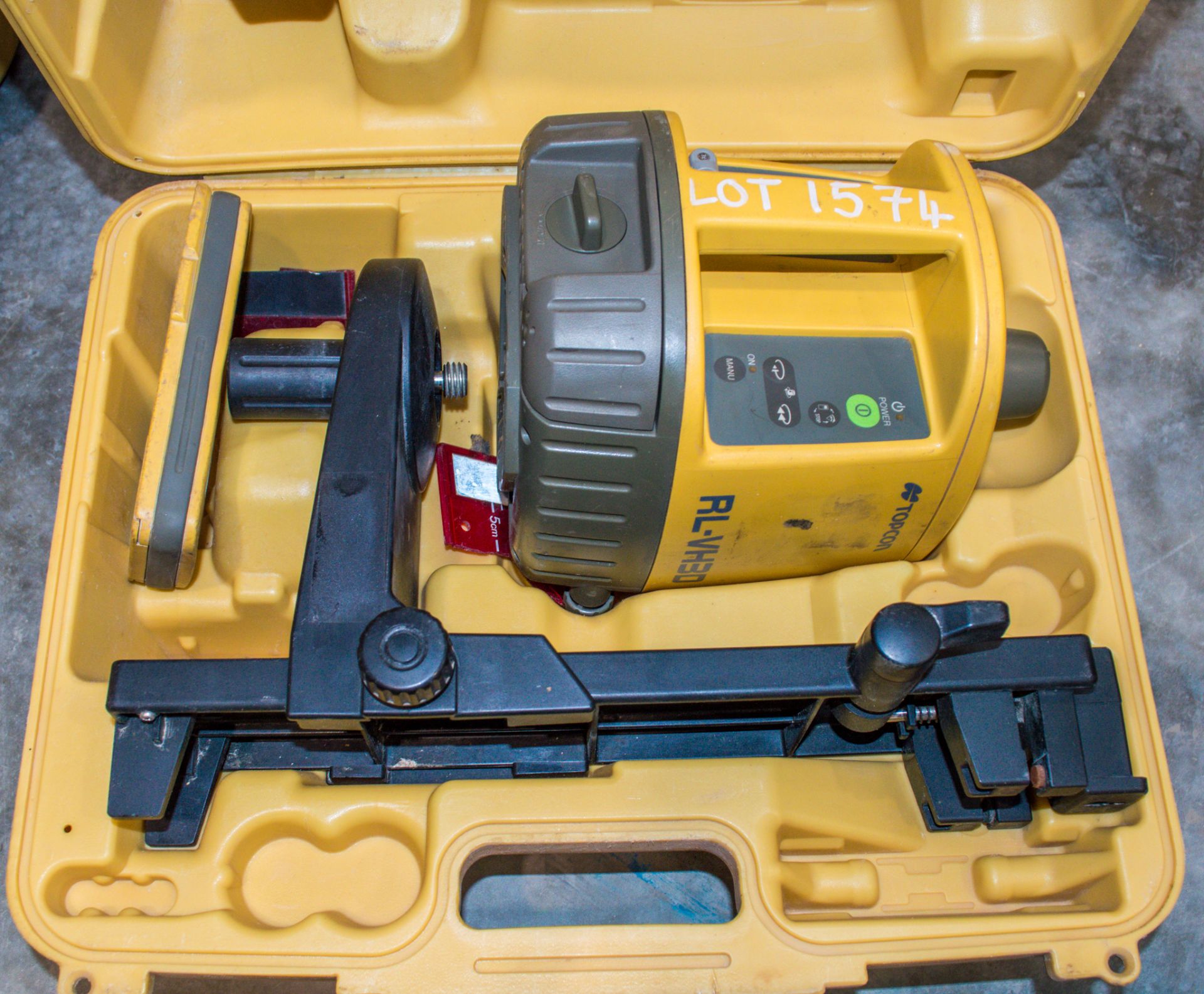 Topcon RL-VH3D rotating laser level c/w carry case 13350047