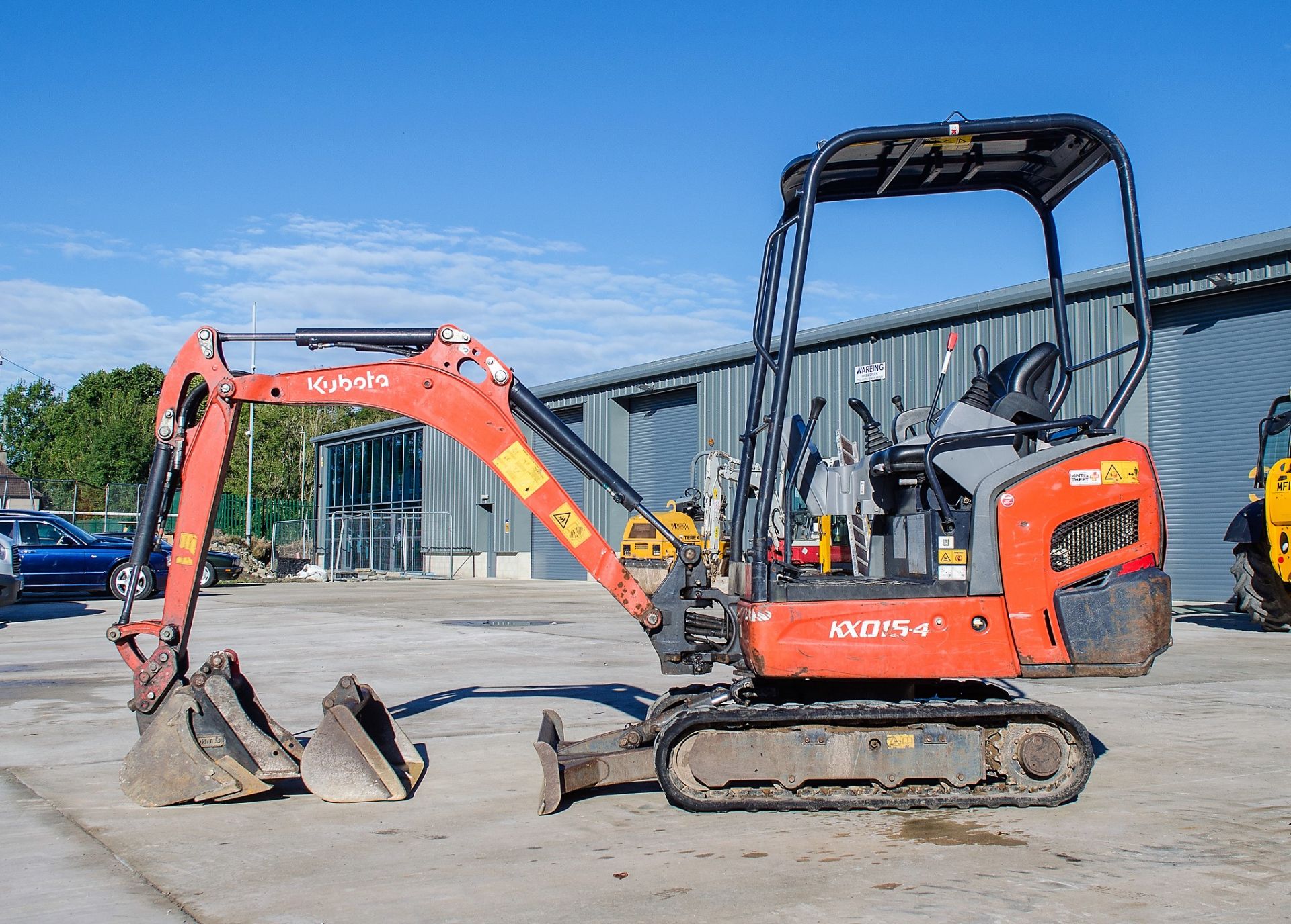 Kubota KX015-4 1.5 tonne rubber tracked mini excavator Year: 2016 S/N: 59647 Recorded Hours: 1527 - Image 7 of 20