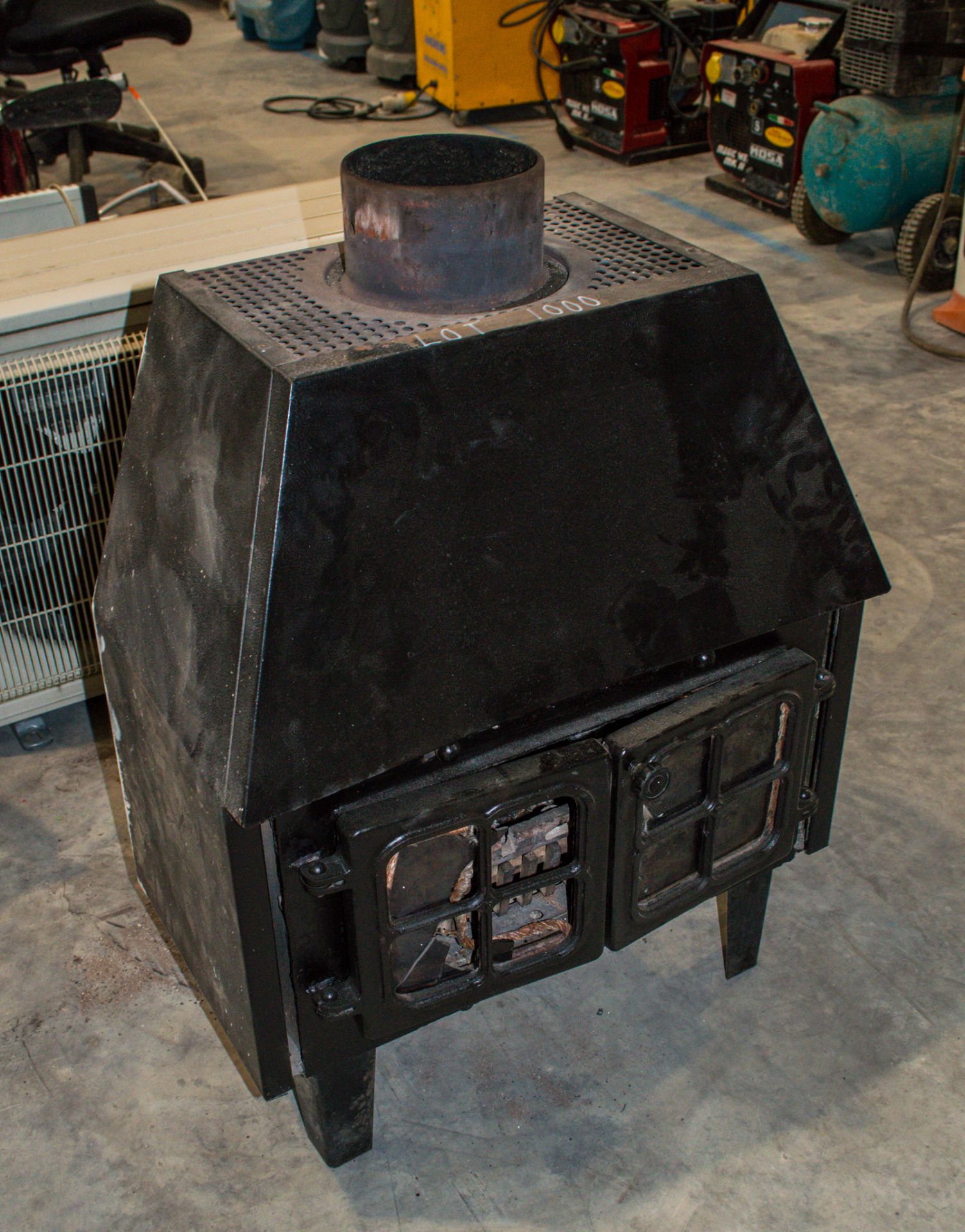 Hunter wood burning stove