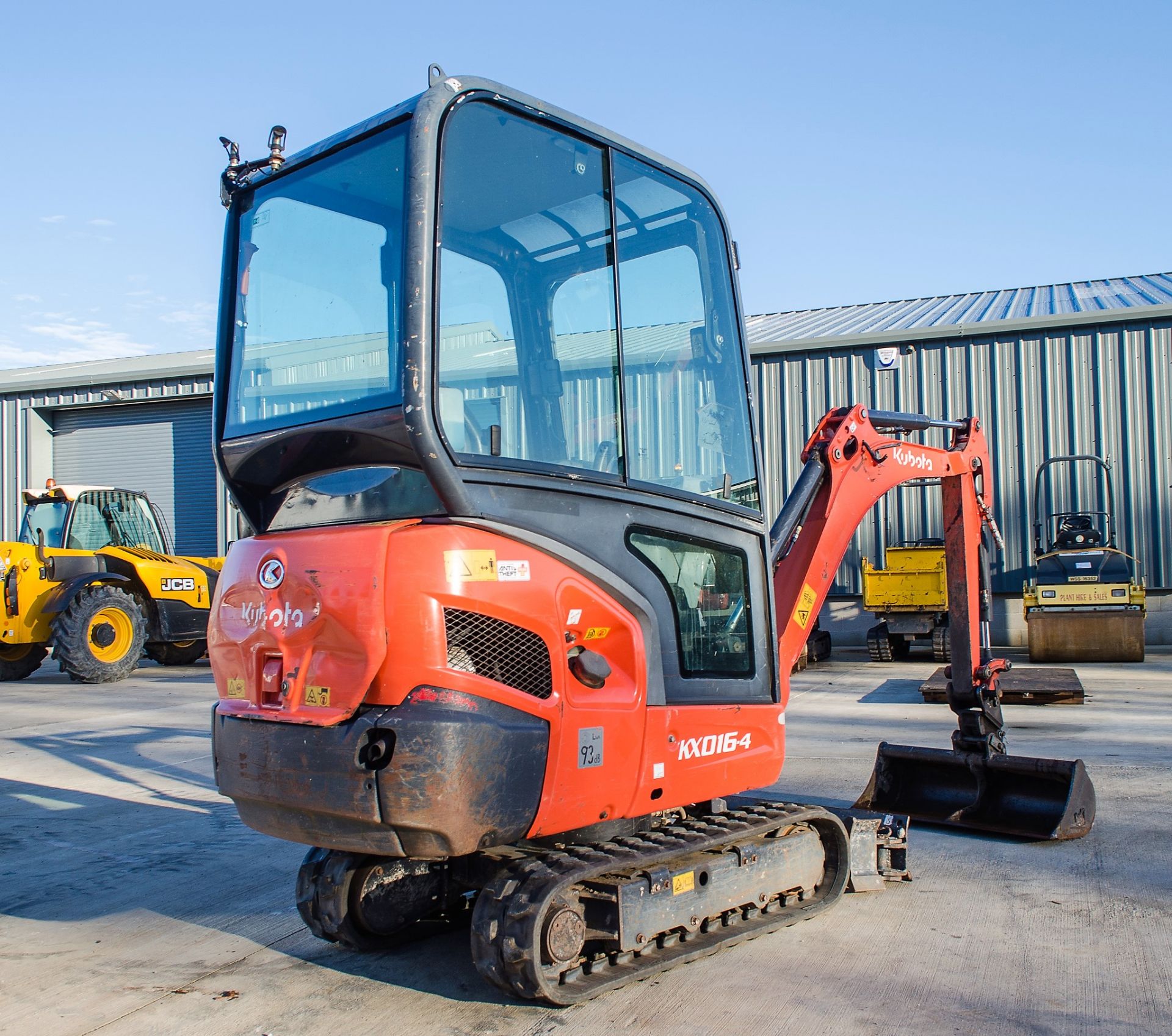 Kubota KX016-4 1.5 tonne rubber tracked mini excavator Year: 2015 S/N: 59296 Recorded Hours: 1652 - Image 4 of 20