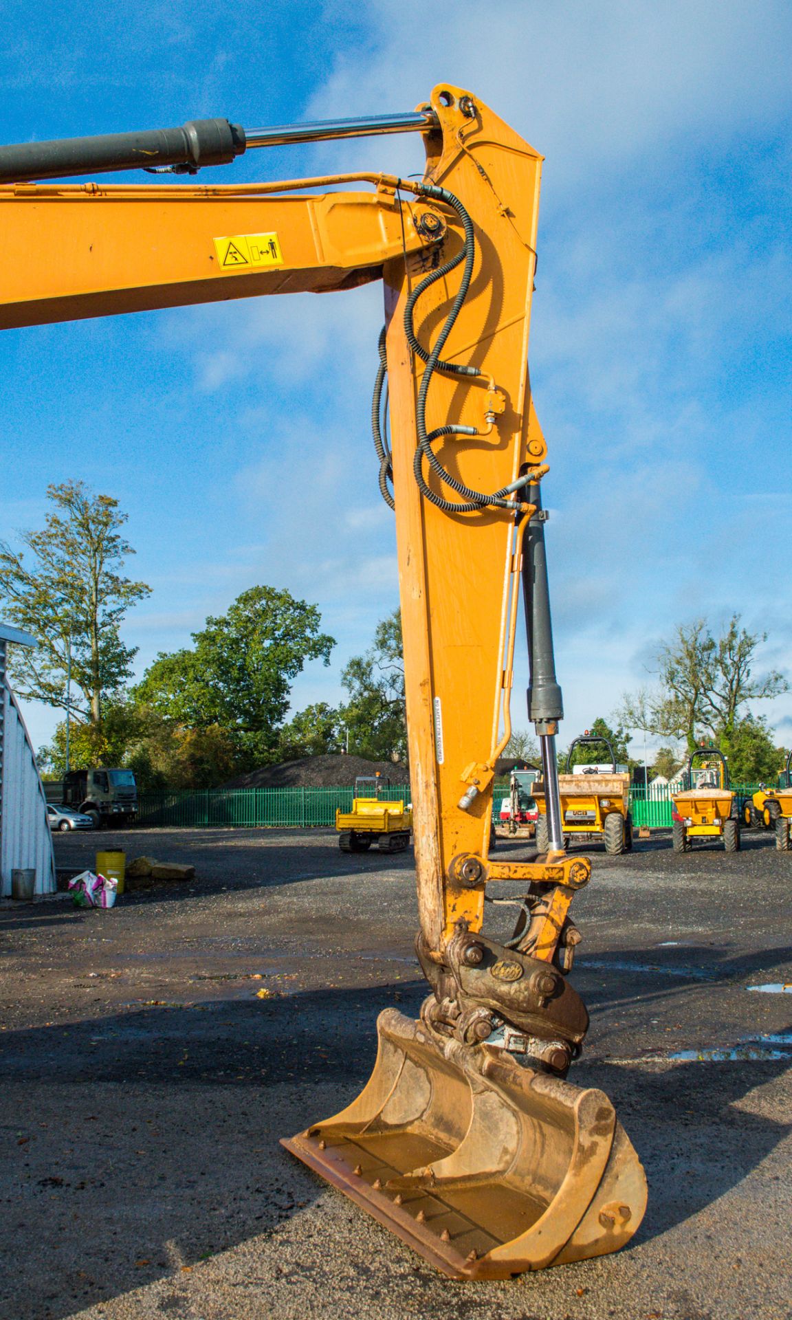 Case CX130C 14 tonne steel tracked excavator Year: 2014 S/N: 1205 Recorded Hours: 8730 piped, - Image 12 of 19