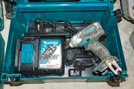 Makita DTW251 18v cordless impact driver c/w charger & carry case ** No battery **