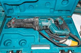 Makita JR3050T 110v reciprocating saw c/w carry case 17050278