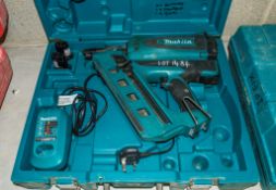 Makita GN900 cordless nail gun c/w charger, 2 - batteries & carry case 16120470