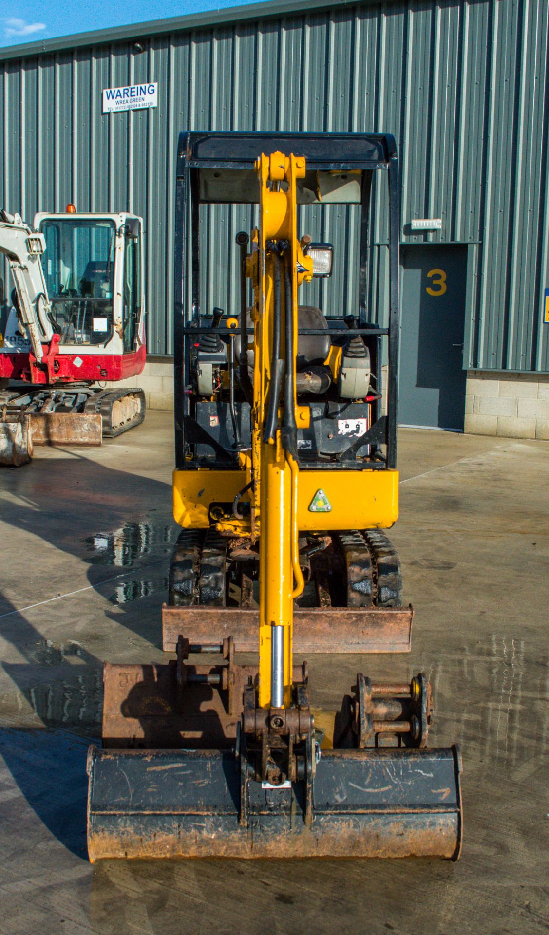 JCB 801.6 1.5 tonne rubber tracked mini excavator S/N: 7491 Recorded Hours: Not displayed (Clock - Image 5 of 17