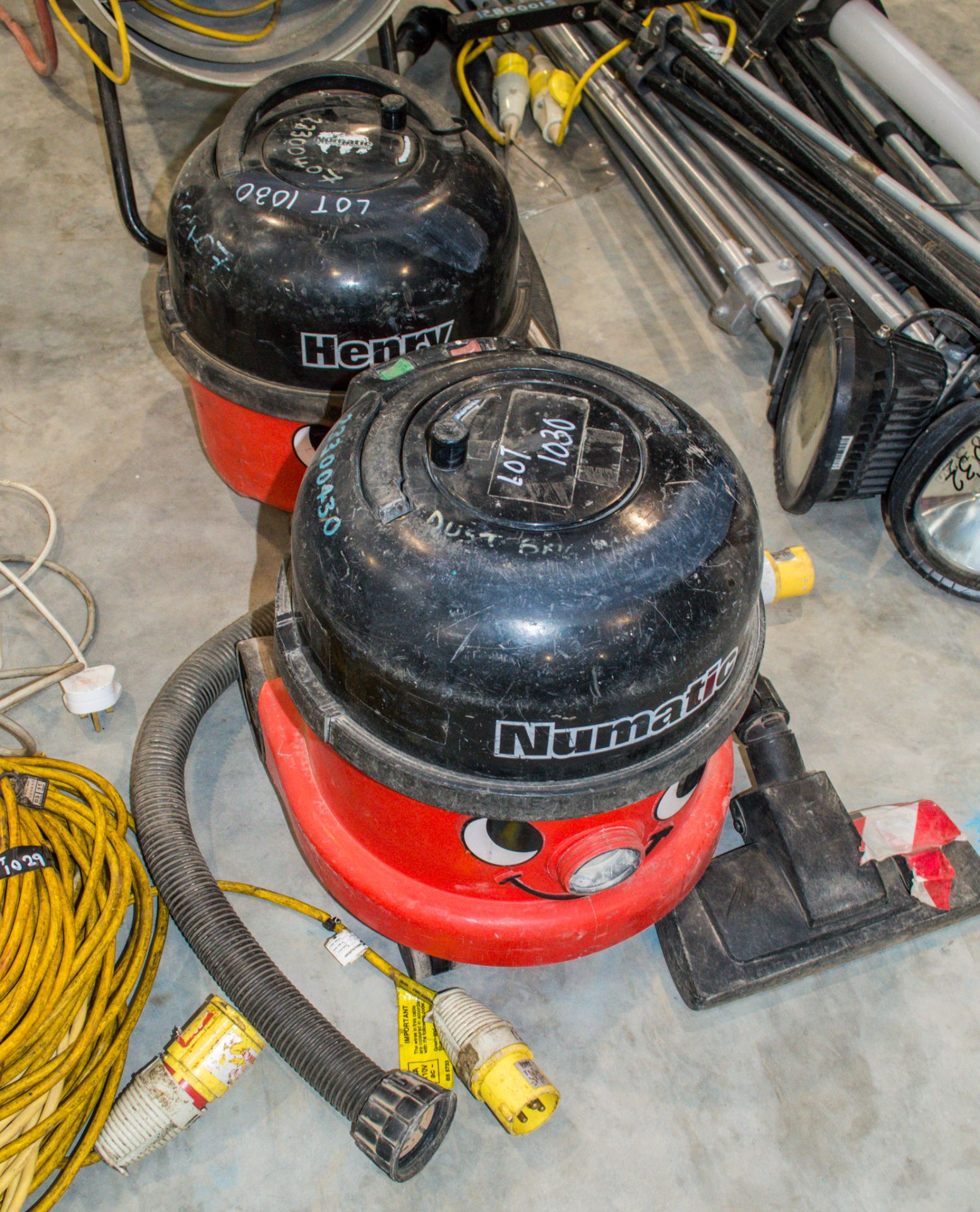 2- Numatic Henry vacuum cleaners 2330407,23300430 CO