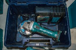 Makita PGA452 cordless angle grinder c/w charger & carry case 170605222 ** No battery **