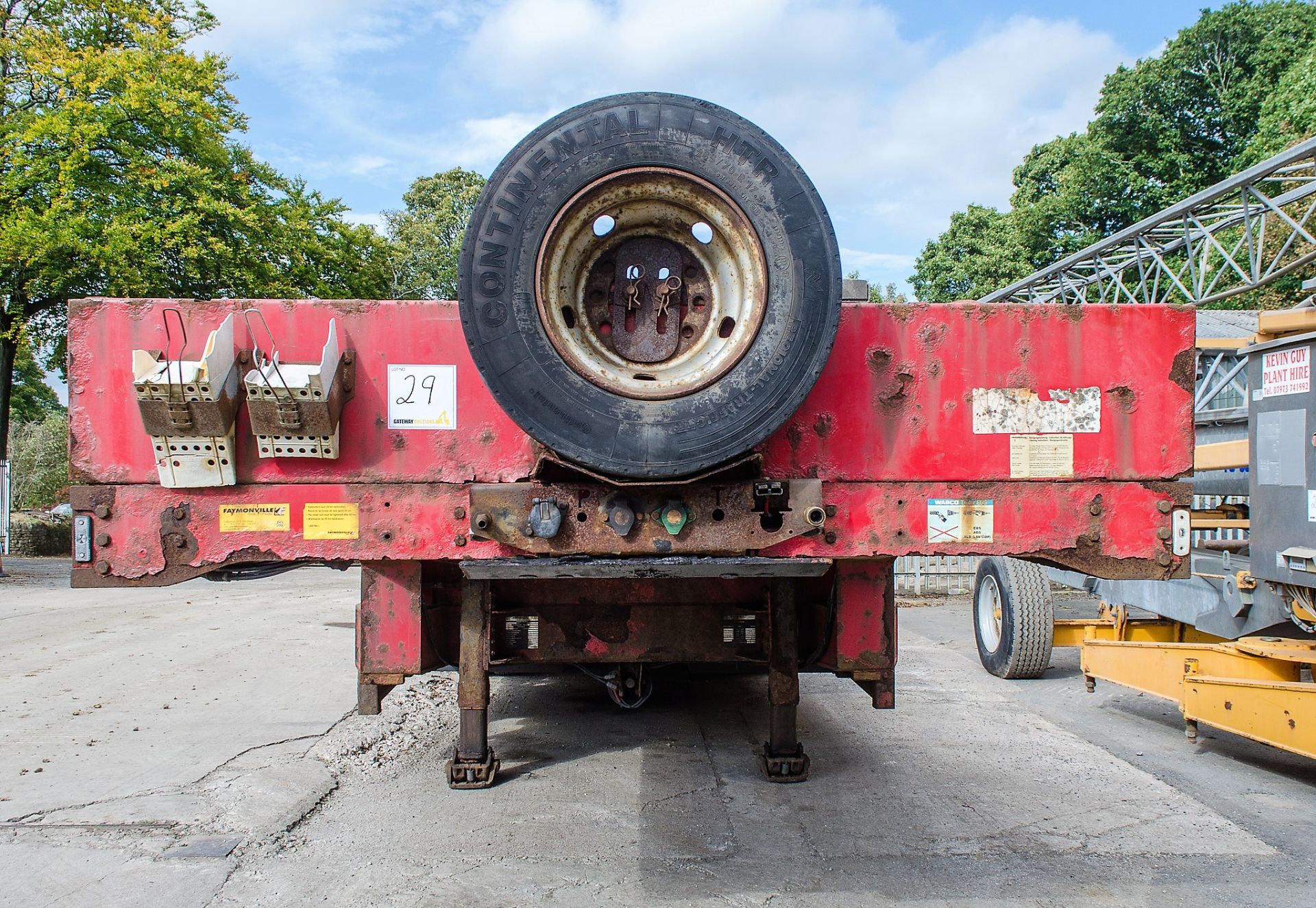 Faymonville STN 4AU 65 tonne 4 axle extendable step frame low loader trailer  Year: 2008  S/N: - Image 5 of 12