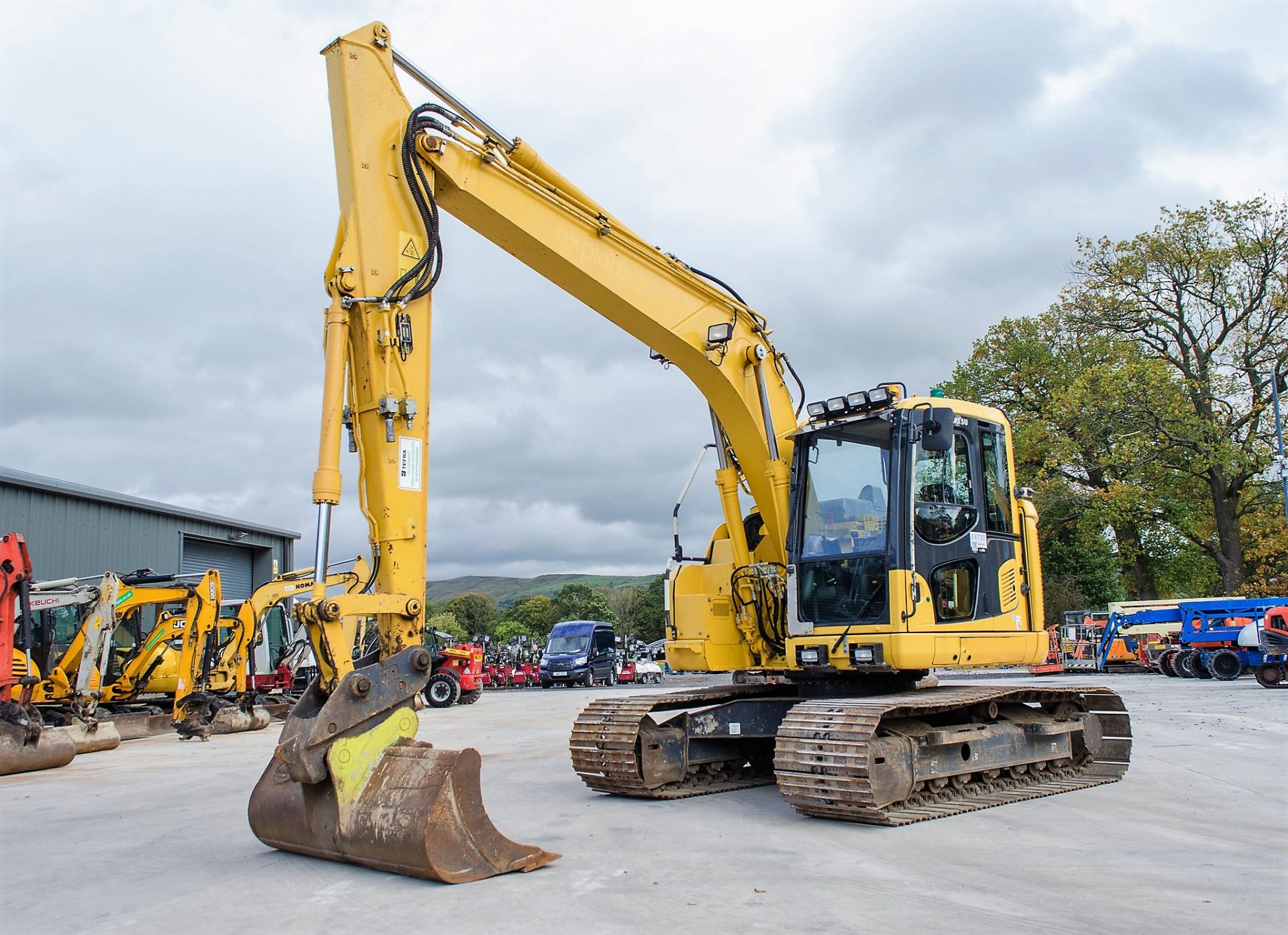 Komatsu PC 138 US - 11 14 tonne steel tracked excavator  Year: 2017  S/N: F50352  Recorded Hours: