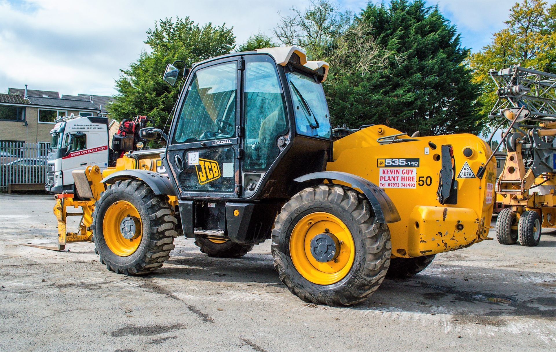 JCB 535 - 140 14 metre telescopic handler   Year: 2011 S/N: 01527306 Recorded Hours: 4281 - Image 4 of 25