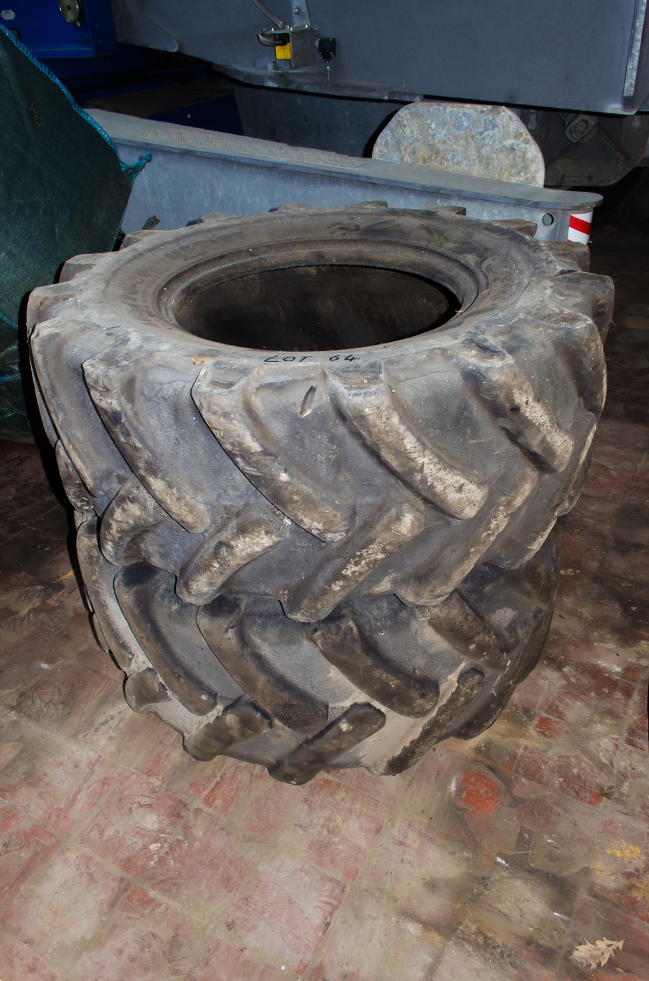 2 - 405/70-20 dumper tyres