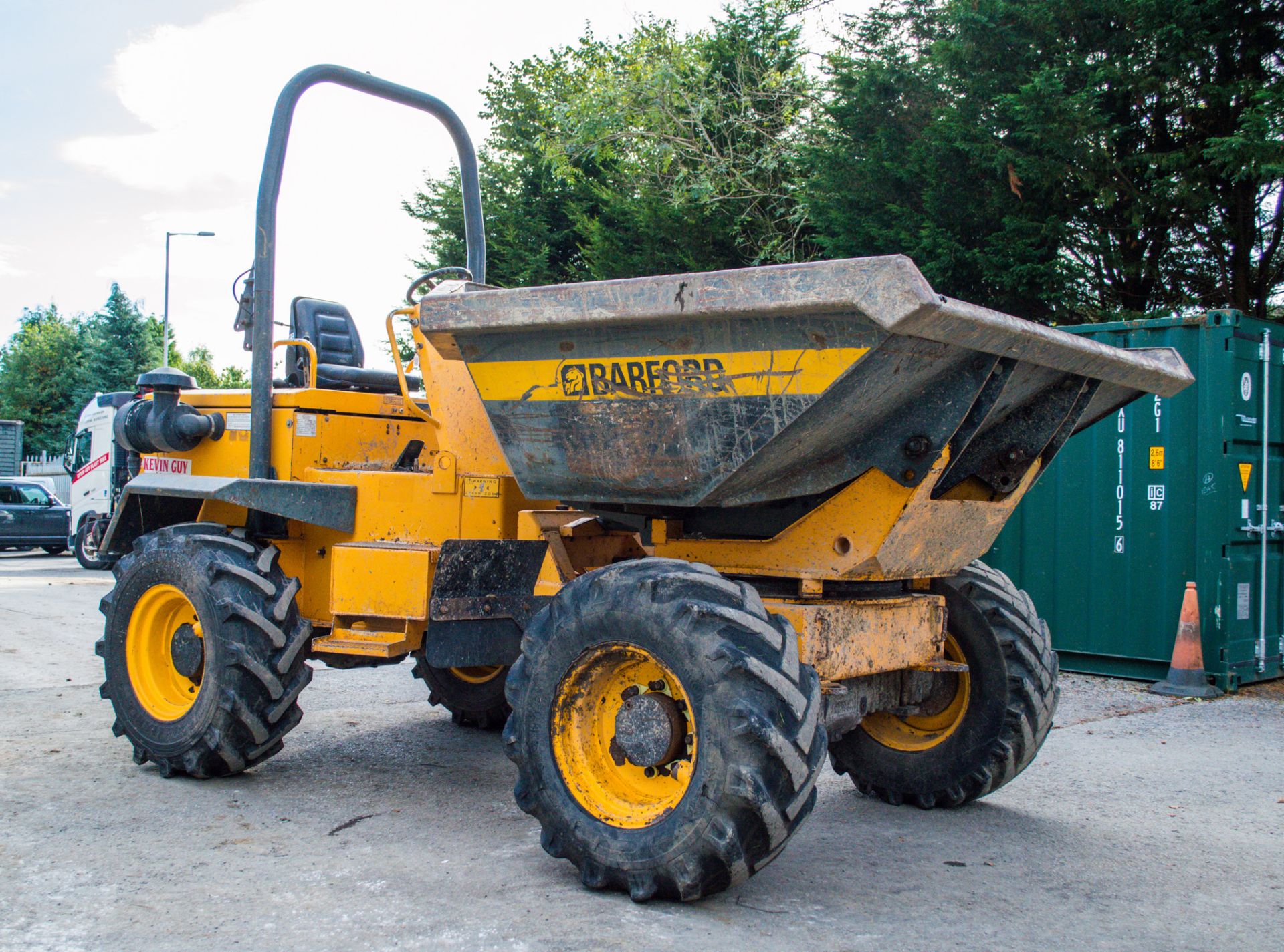 Barford SXR 6000 6 tonne swivel skip dumper  Year: 2007  S/N: SXR62076 Recorded Hours: 2310 17 - Image 2 of 20