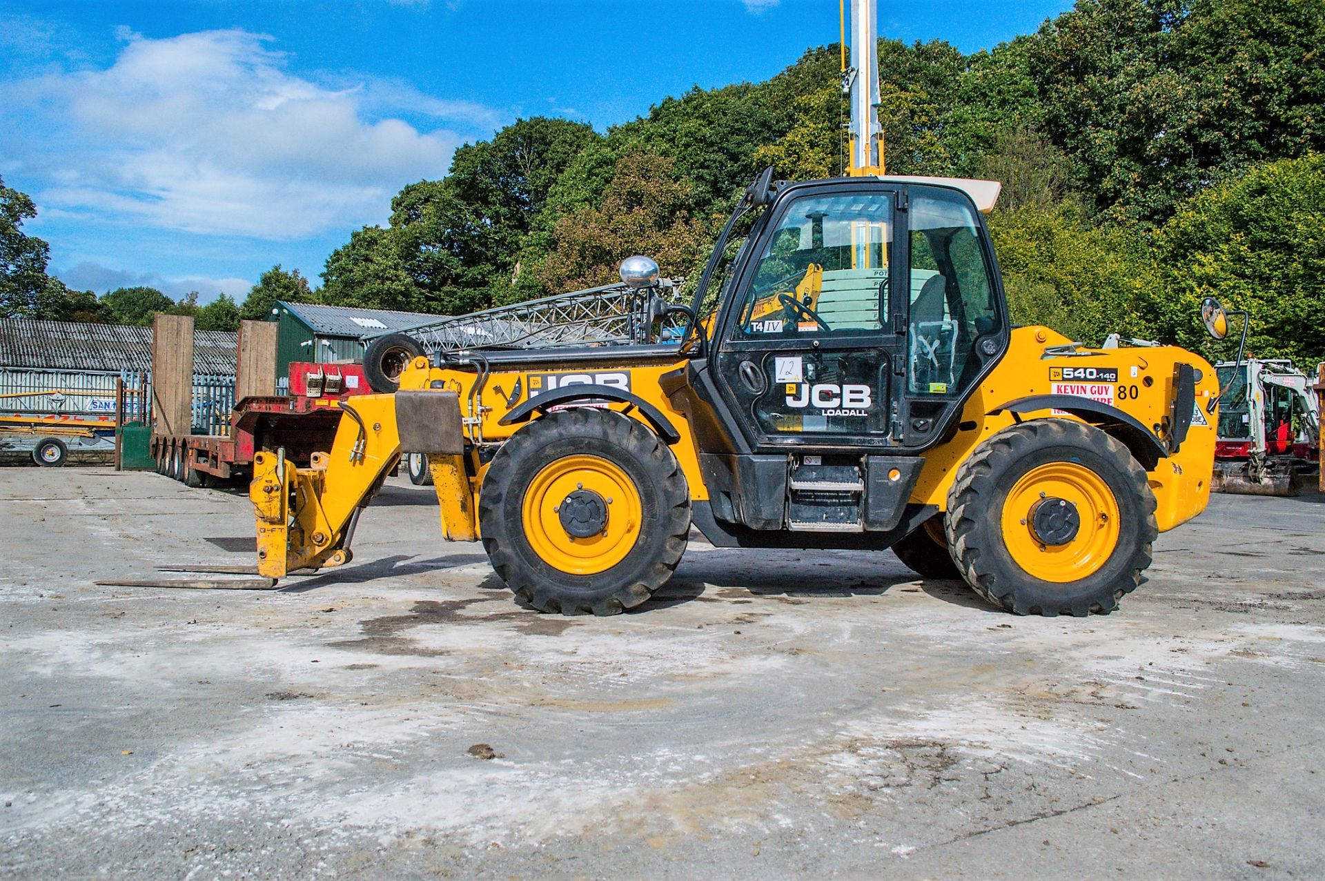 JCB 540 - 140 14 metre telescopic handler   Year: 2016 S/N: 2462658 Recorded Hours: 5434 Auxillary - Image 7 of 23