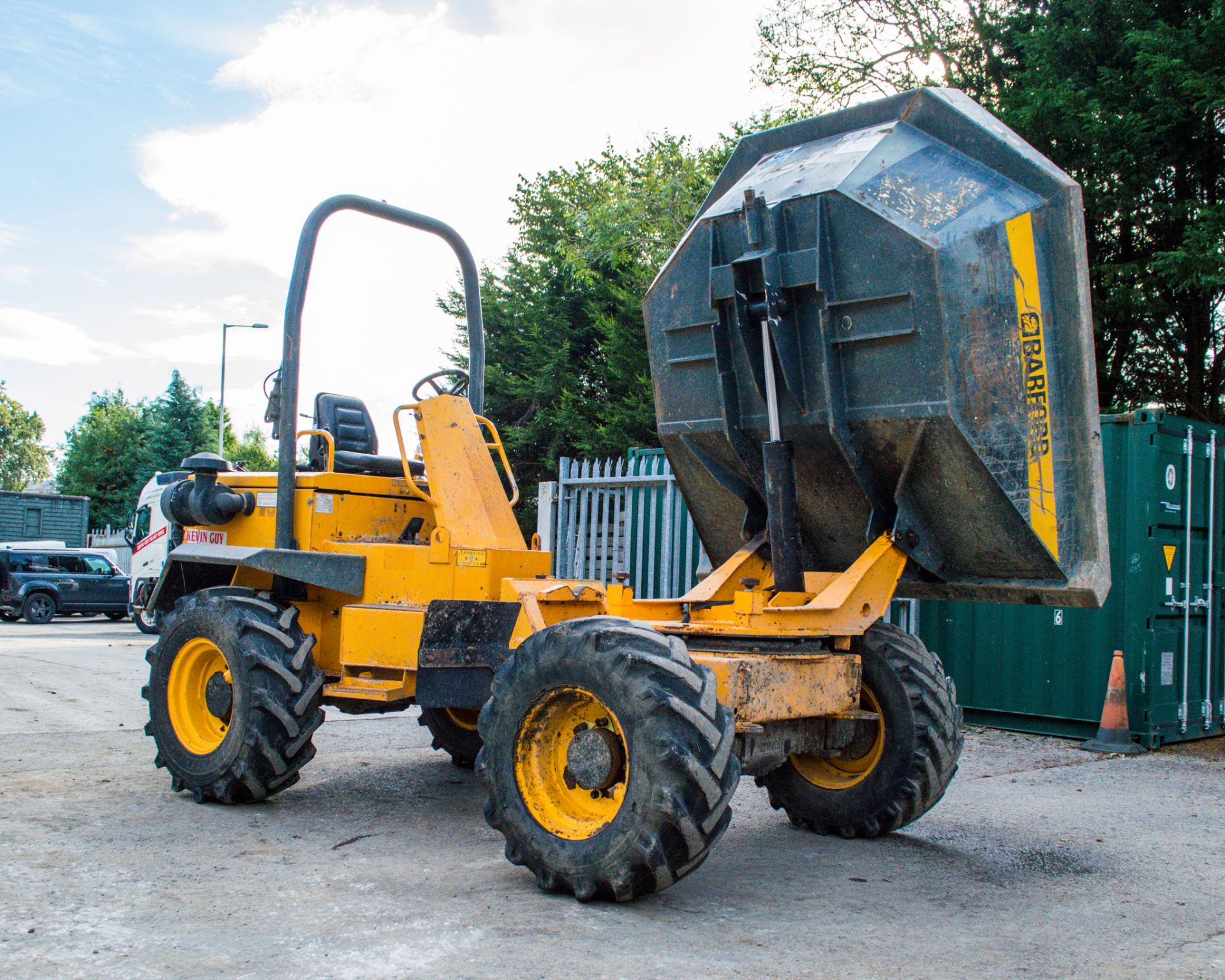 Barford SXR 6000 6 tonne swivel skip dumper  Year: 2007  S/N: SXR62076 Recorded Hours: 2310 17 - Image 14 of 20