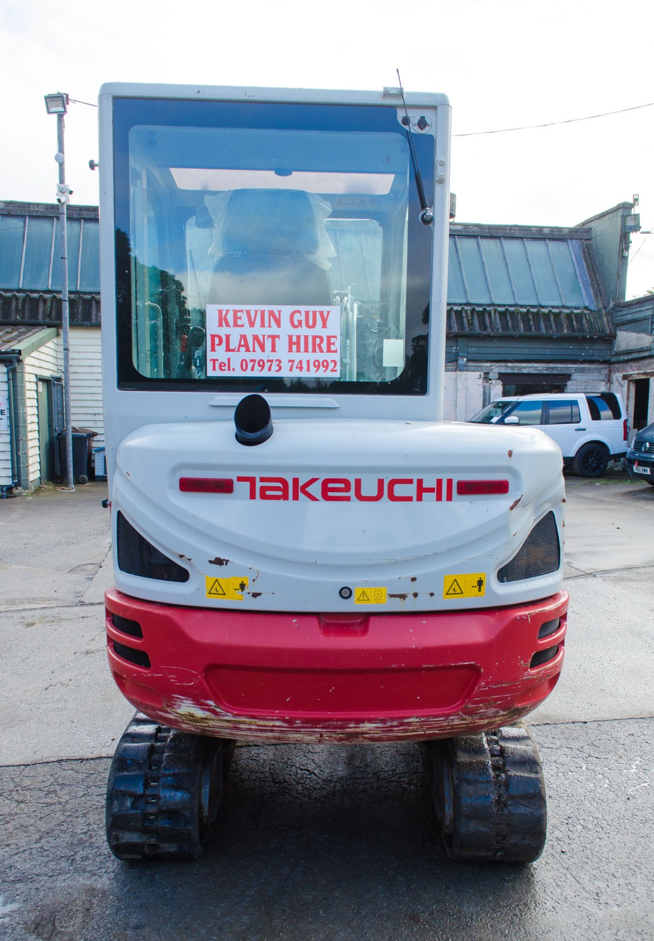 Takeuchi TB230 3 tonne rubber tracked mini excavator  Year: 2016 S/N: 23001324 Recorded Hours: - Image 6 of 21