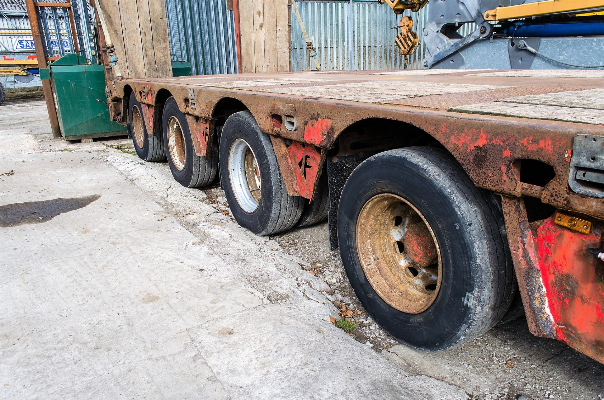 Faymonville STN 4AU 65 tonne 4 axle extendable step frame low loader trailer  Year: 2008  S/N: - Image 9 of 12