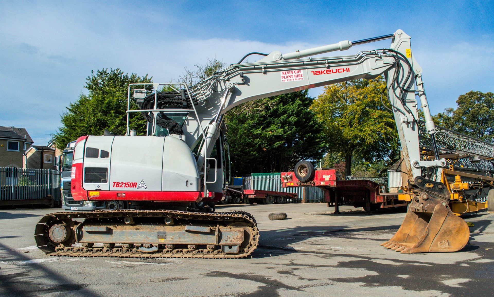 Takeuchi TB2150R 15 tonne steel tracked excavator  Year: 2018  S/N: 514800118 Recorded Hours: 2265 - Image 8 of 25