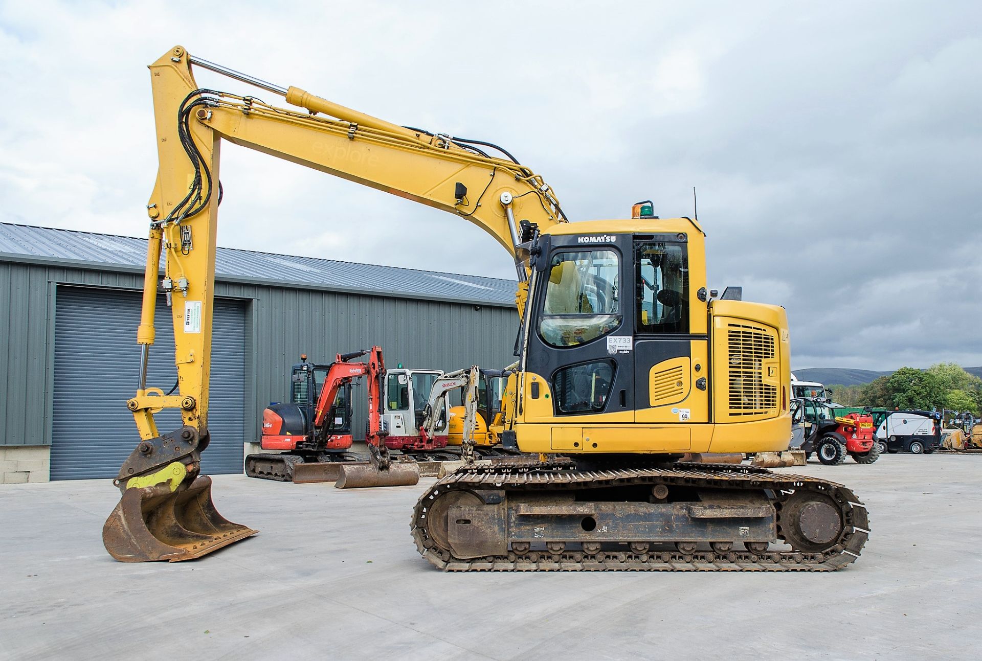 Komatsu PC 138 US - 11 14 tonne steel tracked excavator  Year: 2017  S/N: F50352  Recorded Hours: - Image 7 of 26