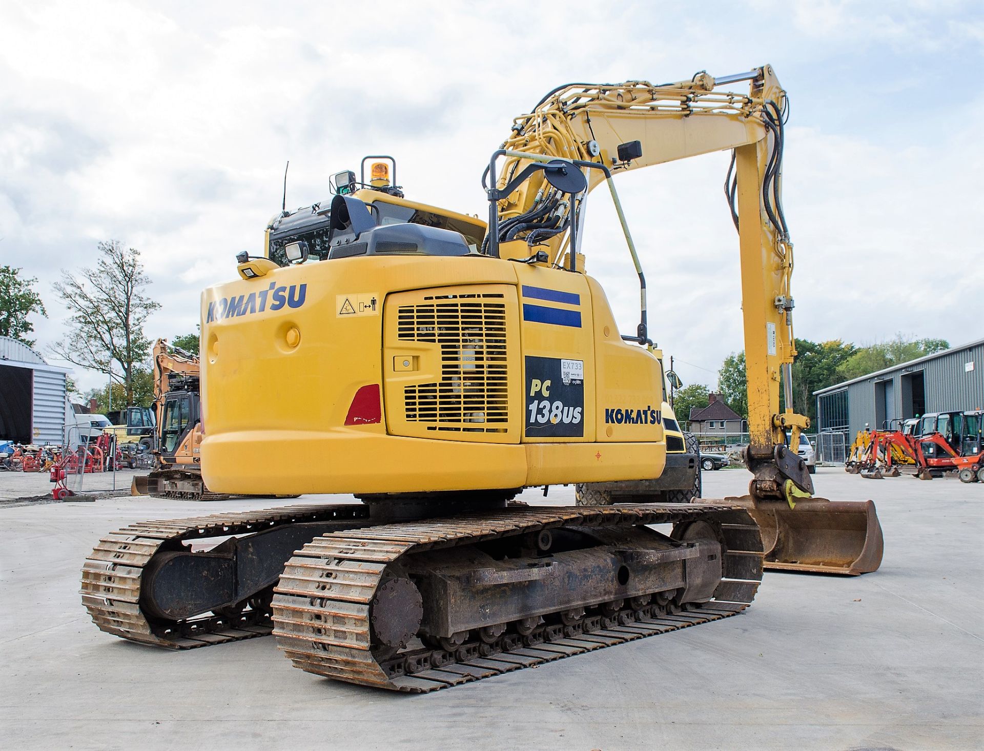 Komatsu PC 138 US - 11 14 tonne steel tracked excavator  Year: 2017  S/N: F50352  Recorded Hours: - Image 3 of 26