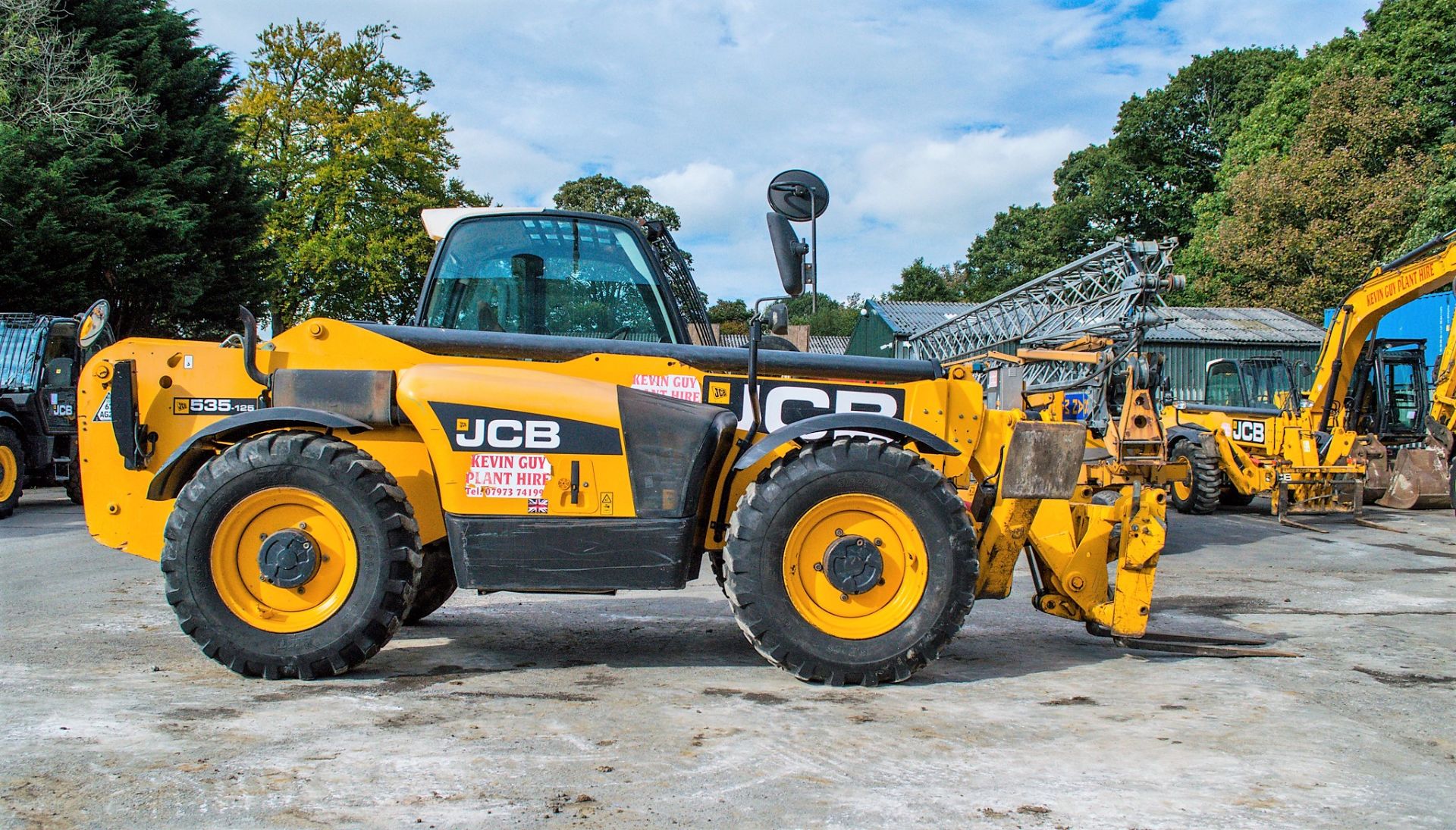 JCB 535 - 125 12.5 metre telescopic handler   Year: 2012 S/N: 2145750 Recorded Hours: 4051 Auxillary - Image 7 of 23