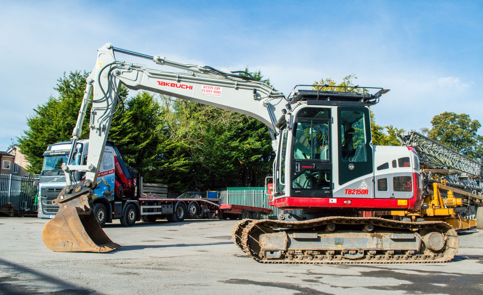 Takeuchi TB2150R 15 tonne steel tracked excavator  Year: 2018  S/N: 514800118 Recorded Hours: 2265 - Image 7 of 25