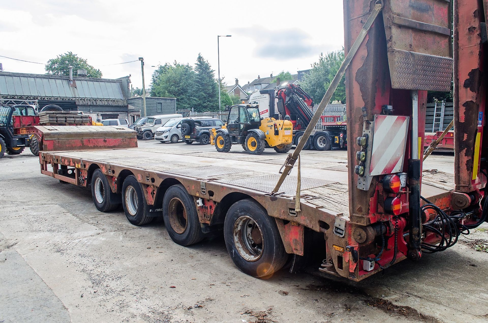 Faymonville STN 4AU 65 tonne 4 axle extendable step frame low loader trailer  Year: 2008  S/N: - Image 4 of 12