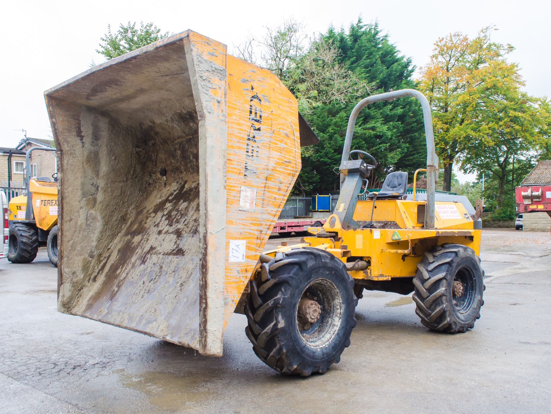 Benford Terex 6 tonne straight skip dumper Year: 2005 S/N: E506ET261 Recorded Hours: Not - Image 9 of 21