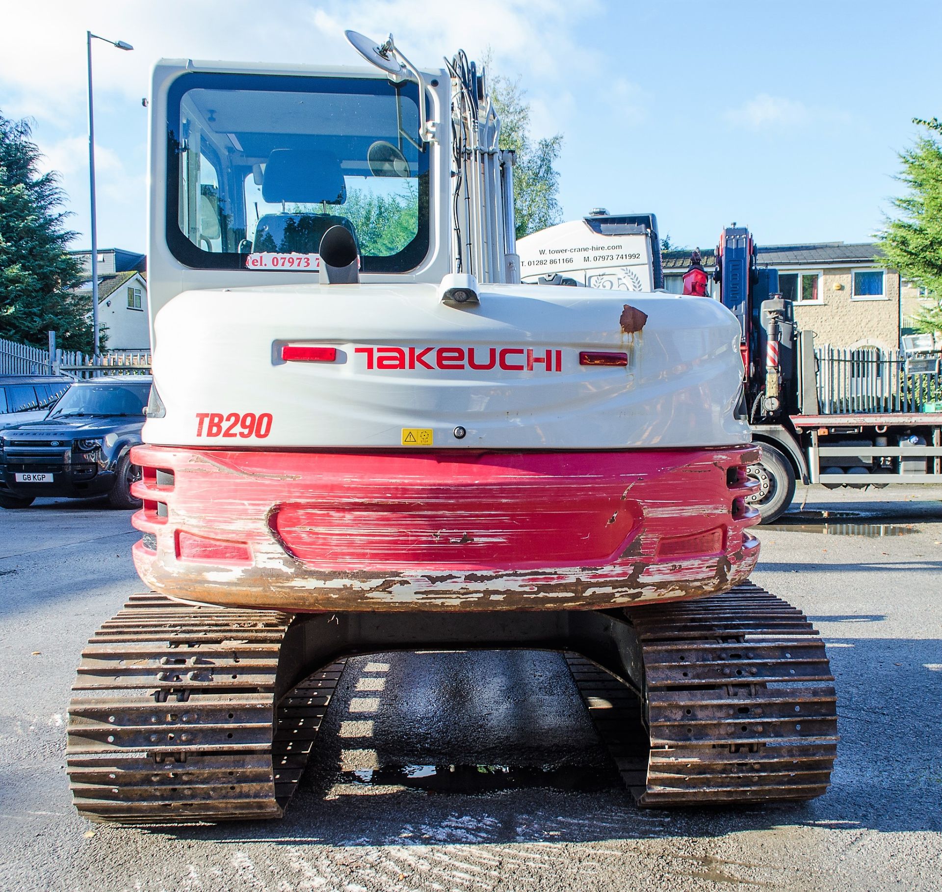 Takeuchi TB290 9 tonne steel tracked excavator  Year: 2017 S/N: 190200753 Recorded Hours: 2763 c/w - Image 6 of 26