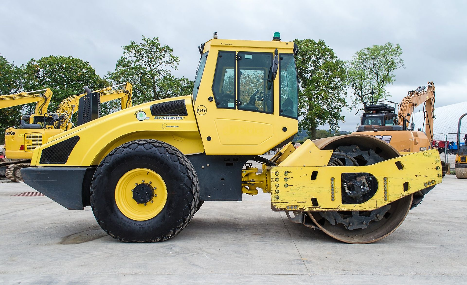 Bomag BW213 DH-4i single drum roller Year: 2014 S/N: 101004 Recorded Hours: 2194 ** This lot is - Image 7 of 21