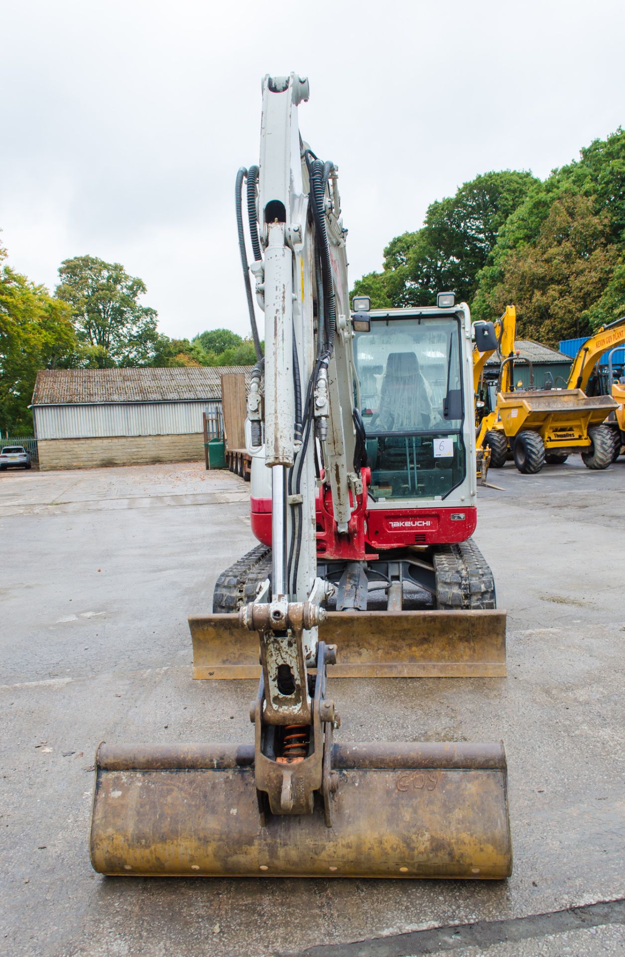 Takeuchi TB260 6 tonne rubber tracked midi excavator  Year: 2016 S/N: 126001565 Recorded Hours: 3163 - Image 5 of 23