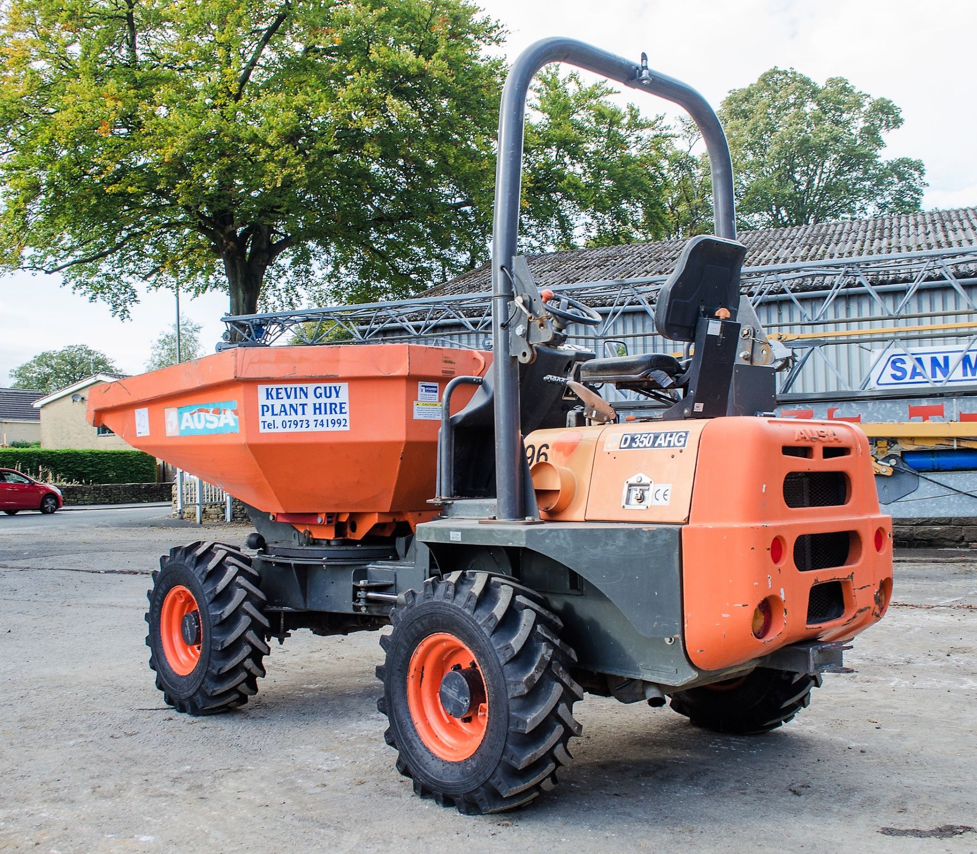 Ausa 3 tonne swivel skip dumper  Year: 2015 S/N: 73570 Recorded Hours: 768 - Image 3 of 21