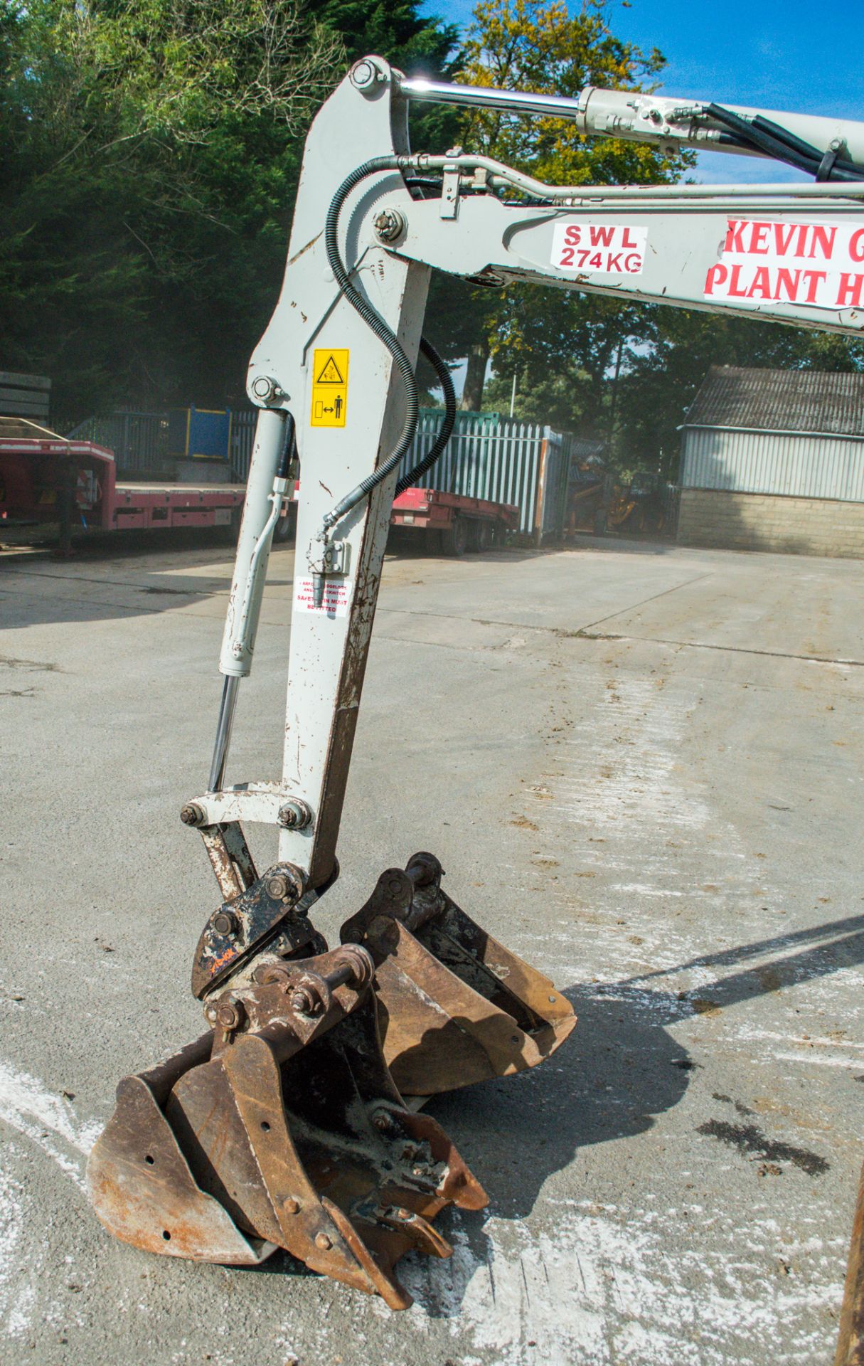 Takeuchi TB228 2.8 tonne rubber tracked mini excavator  Year: 2013 S/N: 22802670 Recorded Hours: Not - Image 12 of 20