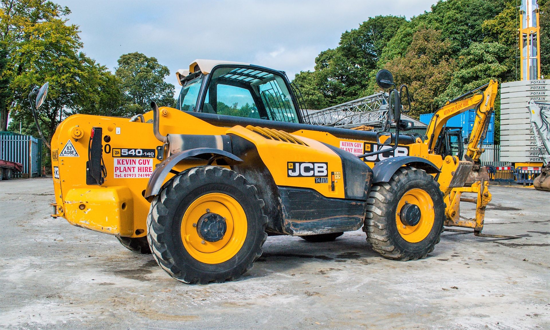 JCB 540 - 140 14 metre telescopic handler   Year: 2016 S/N: 2462658 Recorded Hours: 5434 Auxillary - Image 3 of 23