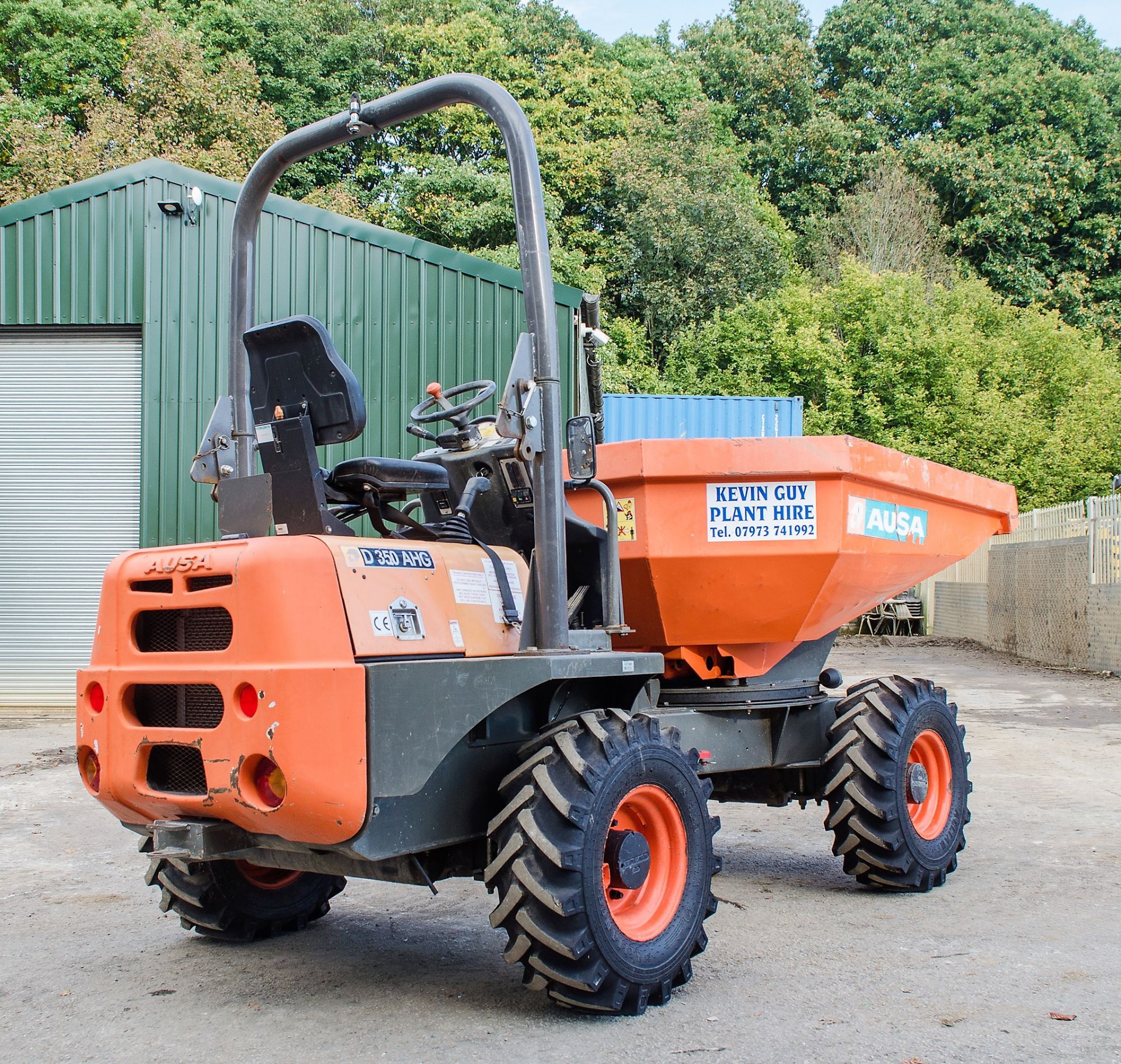 Ausa 3 tonne swivel skip dumper  Year: 2015 S/N: 73570 Recorded Hours: 768 - Image 4 of 21