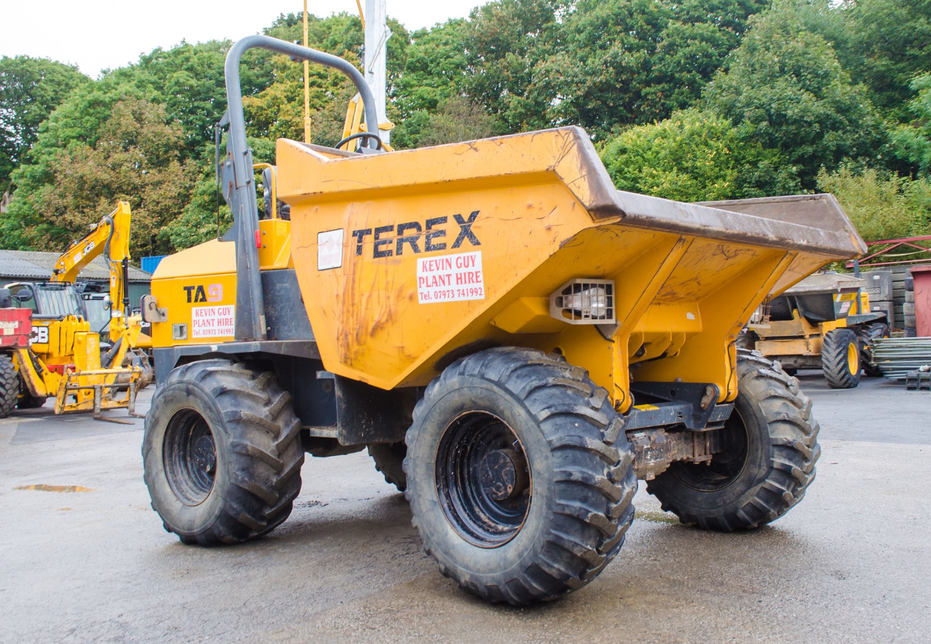 Terex 9 tonne straight skip dumper  Year: 2013  S/N: ED4MV4155 Recorded Hours: 2532 - Image 2 of 21