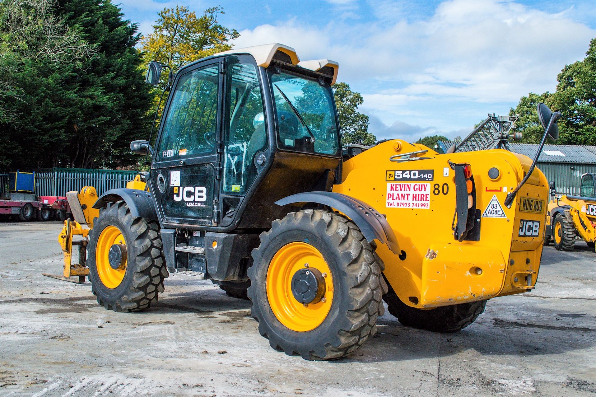 JCB 540 - 140 14 metre telescopic handler   Year: 2016 S/N: 2462658 Recorded Hours: 5434 Auxillary - Image 4 of 23