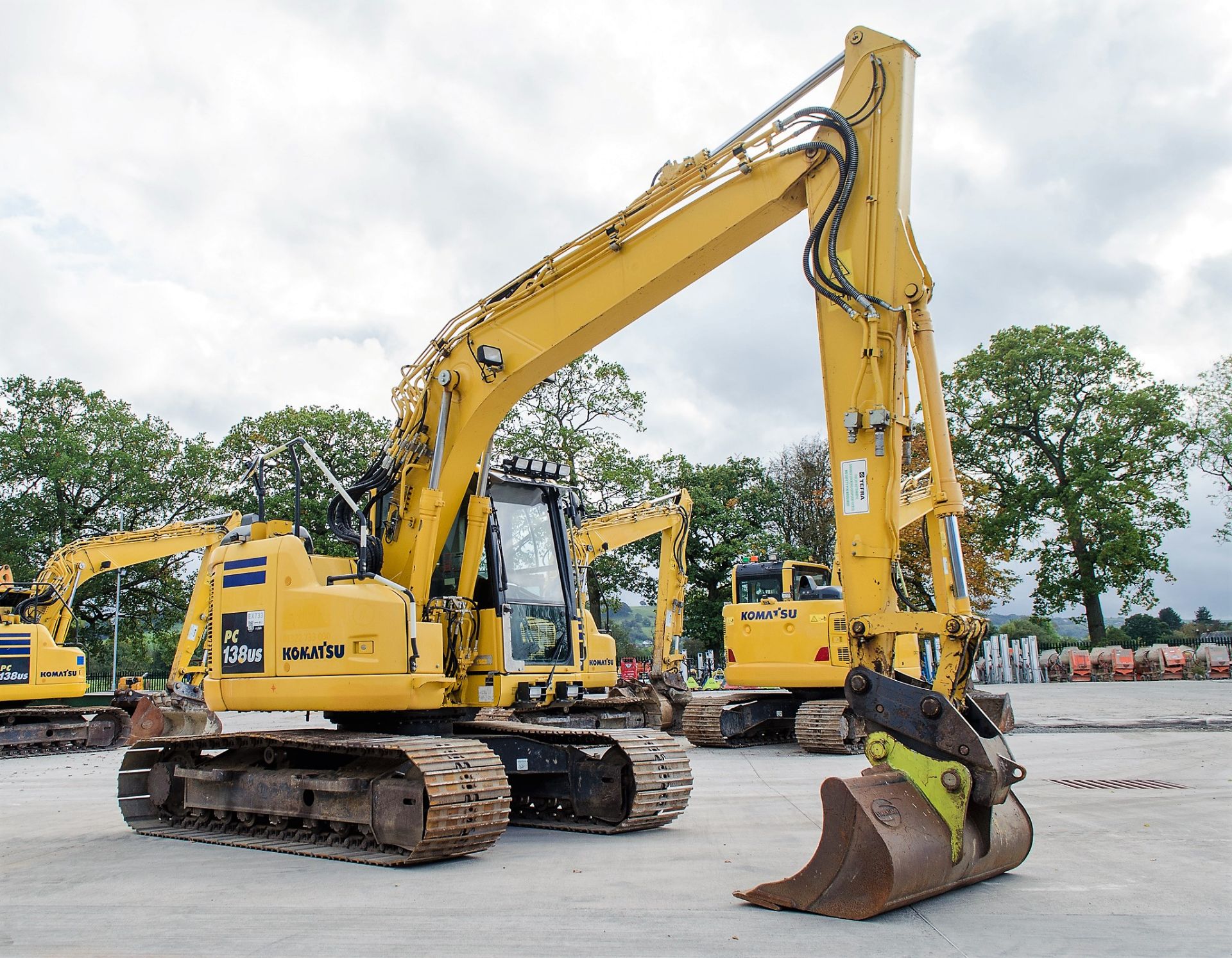 Komatsu PC 138 US - 11 14 tonne steel tracked excavator  Year: 2017  S/N: F50352  Recorded Hours: - Image 2 of 26