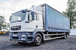 MAN TGM 18-250 4x2 18 tonne curtain side lorry Registration Number: DG13 AHJ Date of Registration: