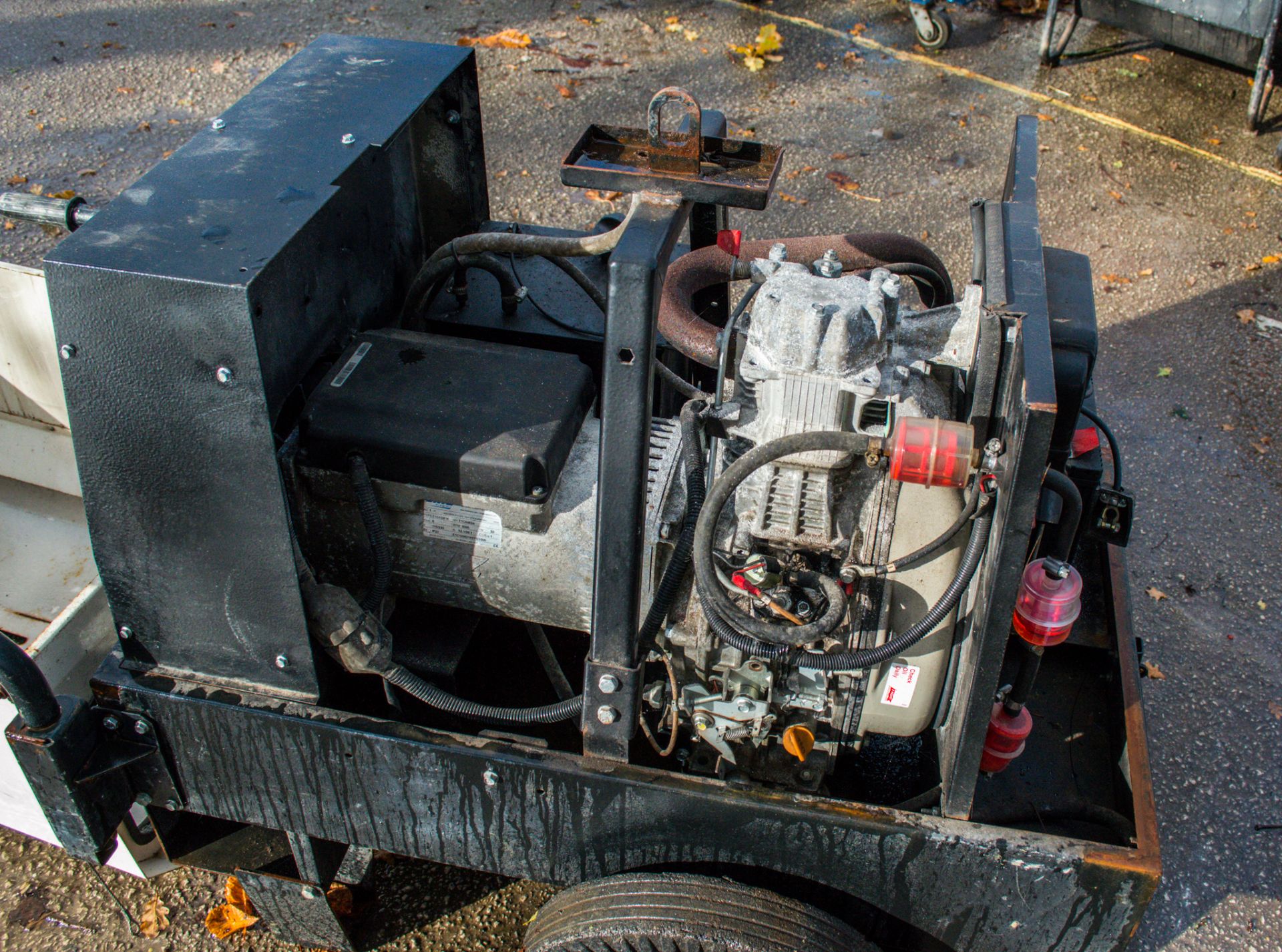 Tekno MGTP 6000 SS-Y 6 kva diesel driven generator S/N: 226160014 Recorded Hours: 490 12521119 - Image 4 of 4