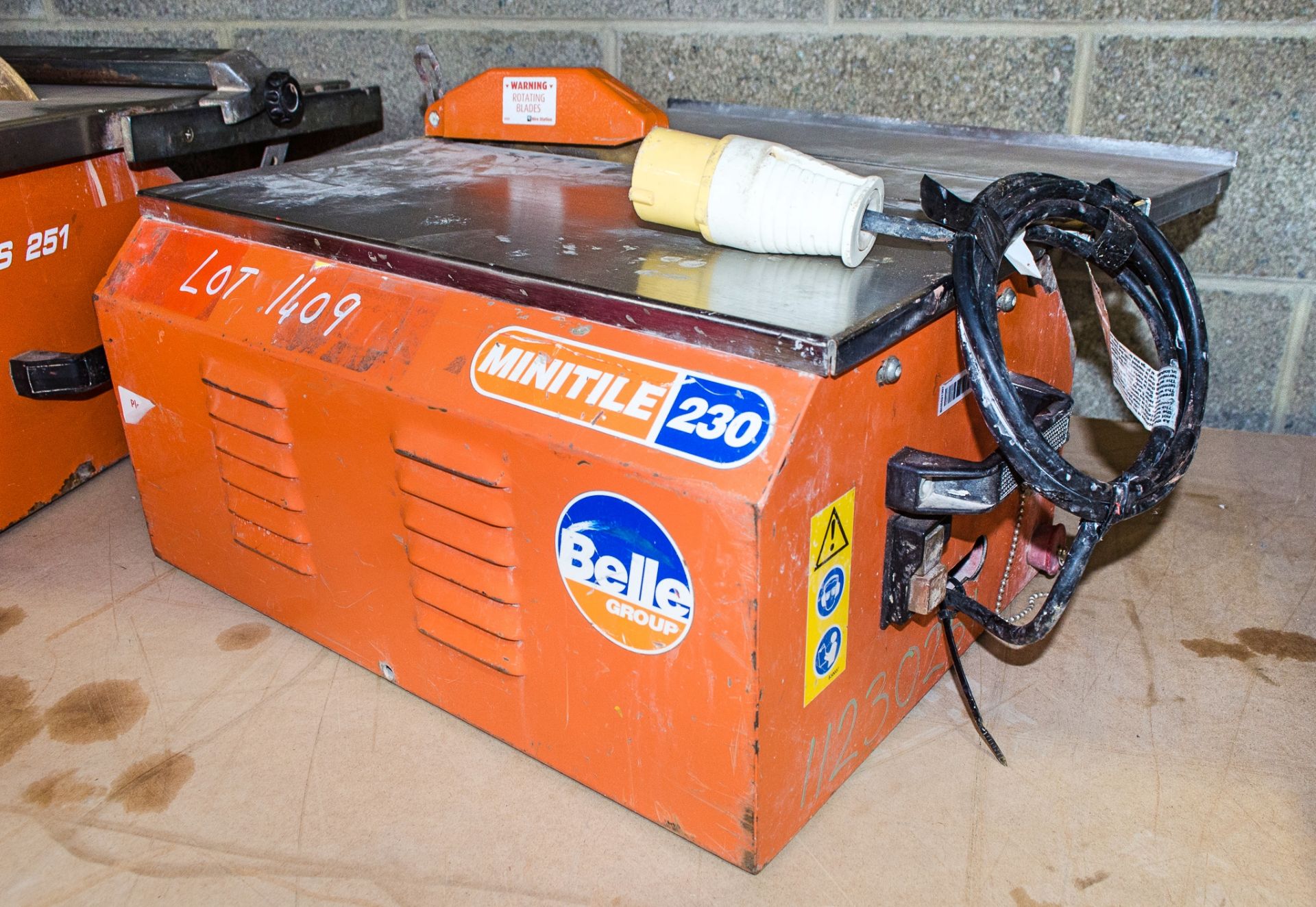 Belle Minitile 230 110v tile saw 11230251