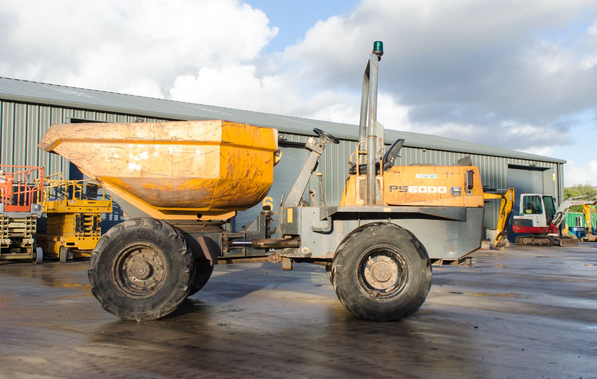 Benford Terex PS6000 6 tonne swivel skip dumper Year: 2008 S/N: E801FX020 Recorded Hours: 5137 - Image 7 of 21